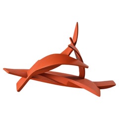 Abstract sculpture by Paolo Schiavocampo, circa 1970