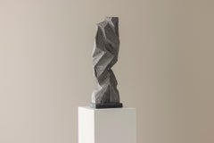 Sculpture abstraite Taillée dans la pierre naturelle par Marc Verdoodt, Belgique années 1980.