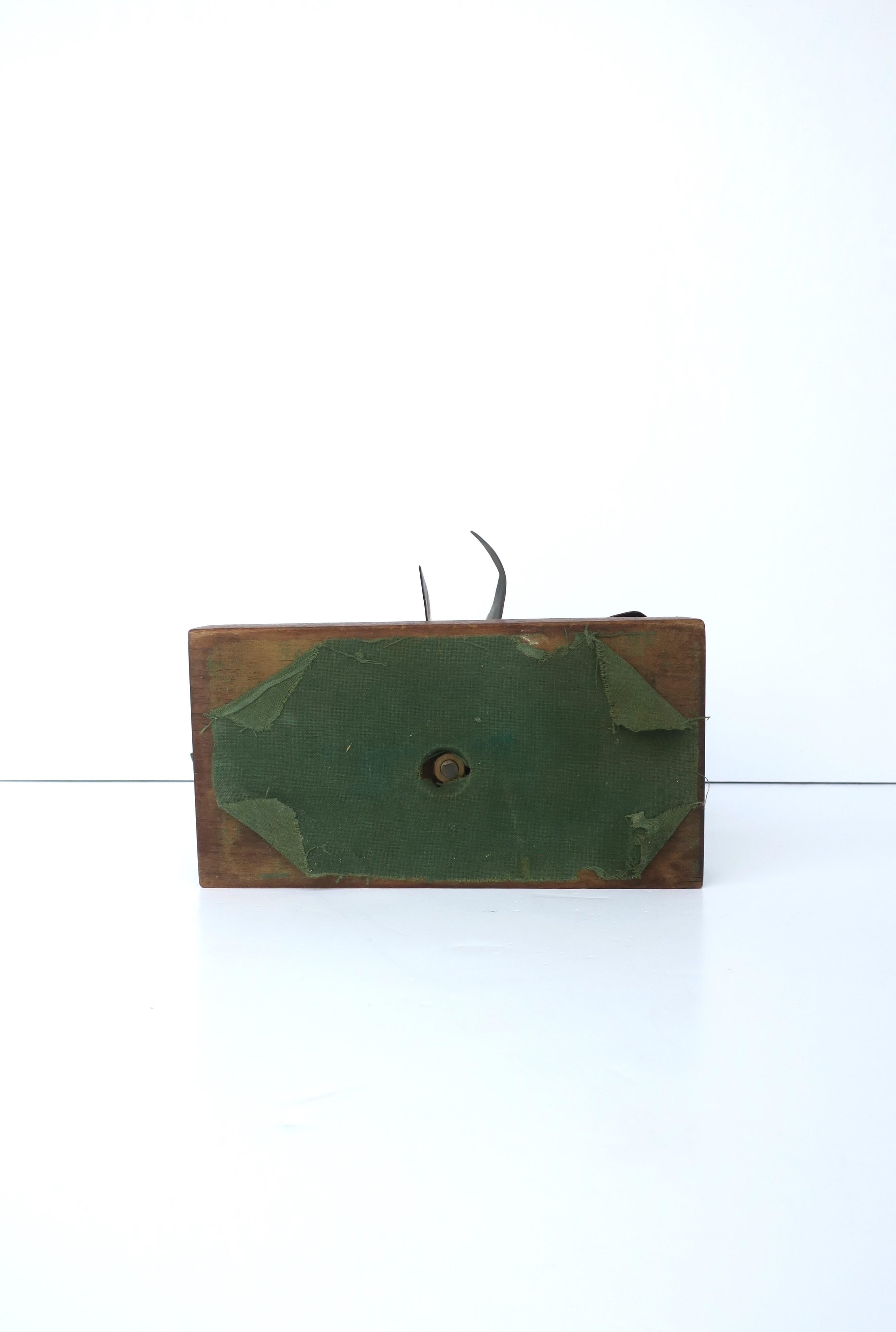 Abstract Bronzed Copper Sculpture, circa 1960s For Sale 8