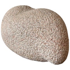 Abstract Sculpture Granite by Danish Artist Jens Peter Lauersen, 1980s