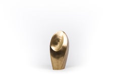 Abstrakte Skulptur aus Bronze-Patina-Messing von Patrick Coard Paris