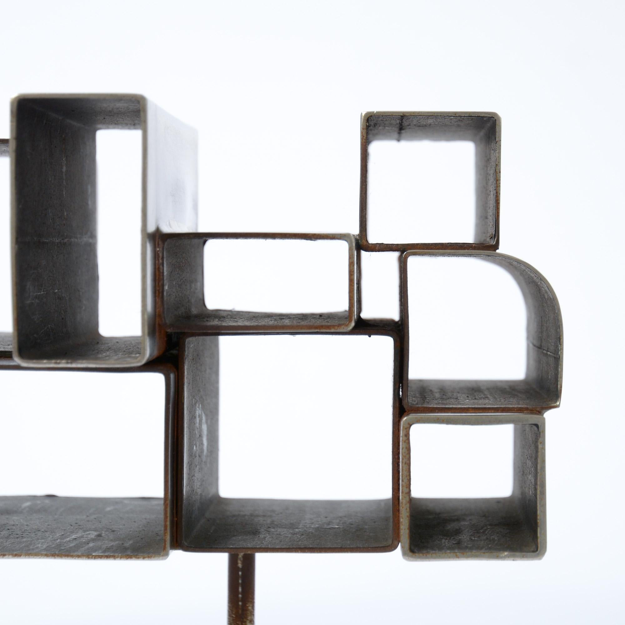 Abstract Sculpture in Chromed Metal, 1970s 8