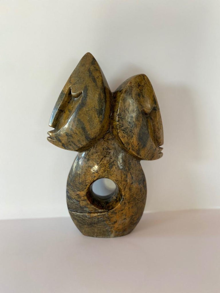 Abstract Sculpture in Serpentine by Tafadzwa Tandi from Mrewa, Zimbabwe