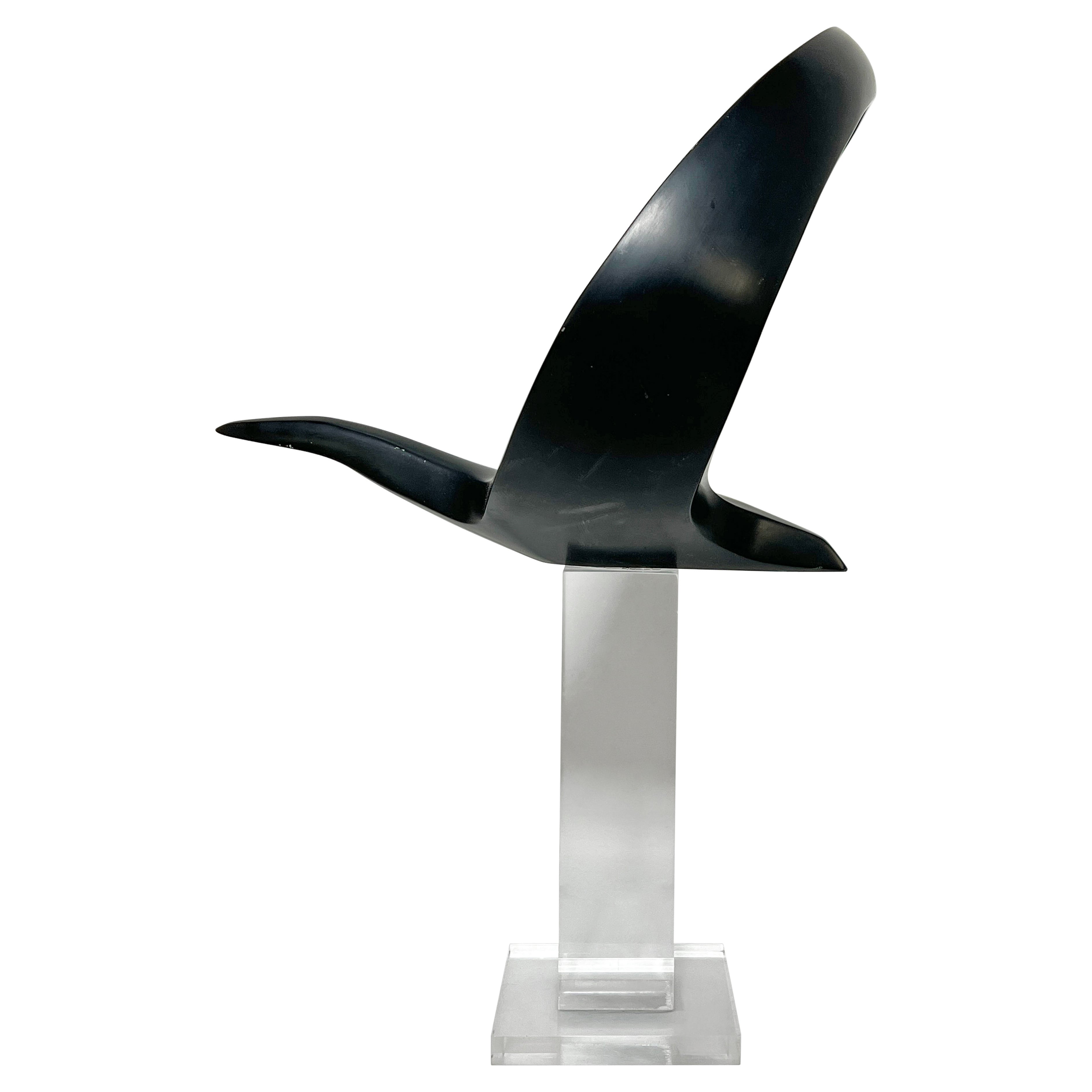 Scultura astratta di una gru in volo di Masatoyo Kishi "Kuki" Circa anni '70 in vendita