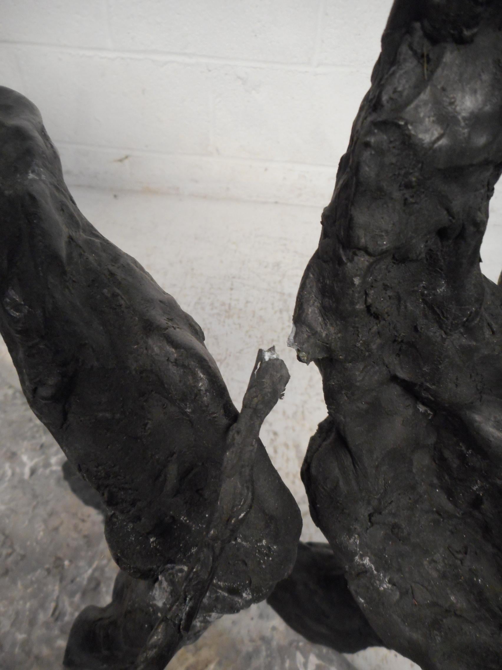 Abstract Sculpture of Horse on a Lead by Julio Aguilera 4