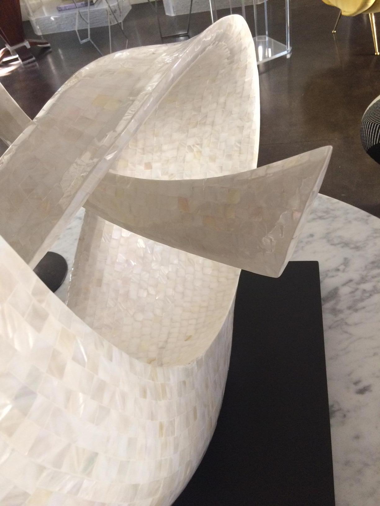 mother of pearl sculpture