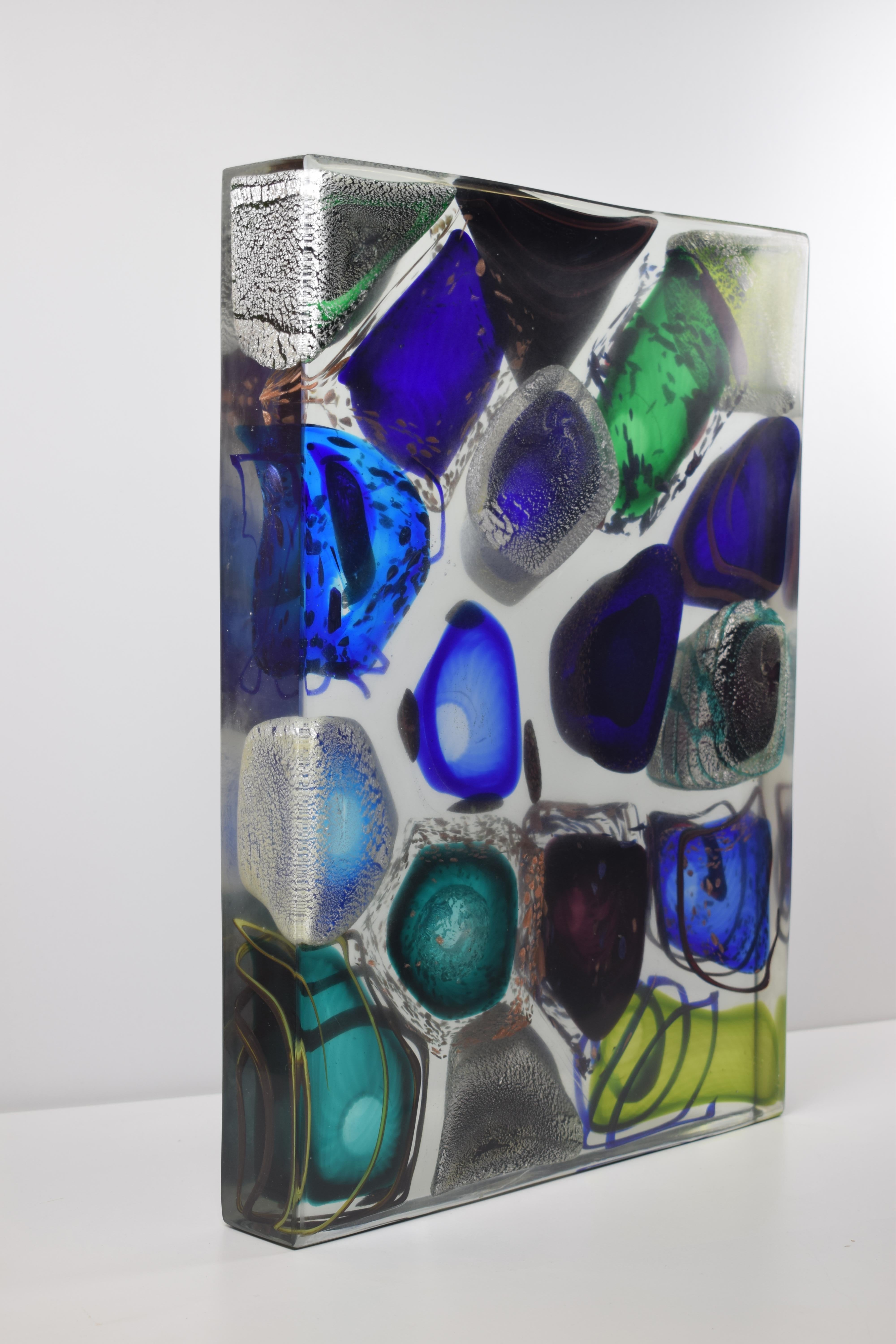 Abstract Sculptures Monolith Murano Glass For Sale 2