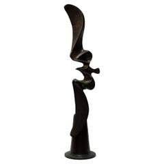Abstract Seagull Bronze Sculpture by Hattakitkosol Somchai (1934-2000)