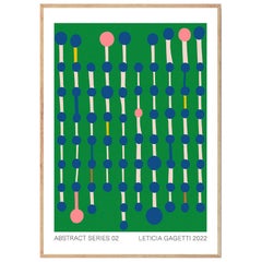 Serie Abstracta Impresión de Arte Moderno por Leticia Gagetti #02 - Tamaño A3