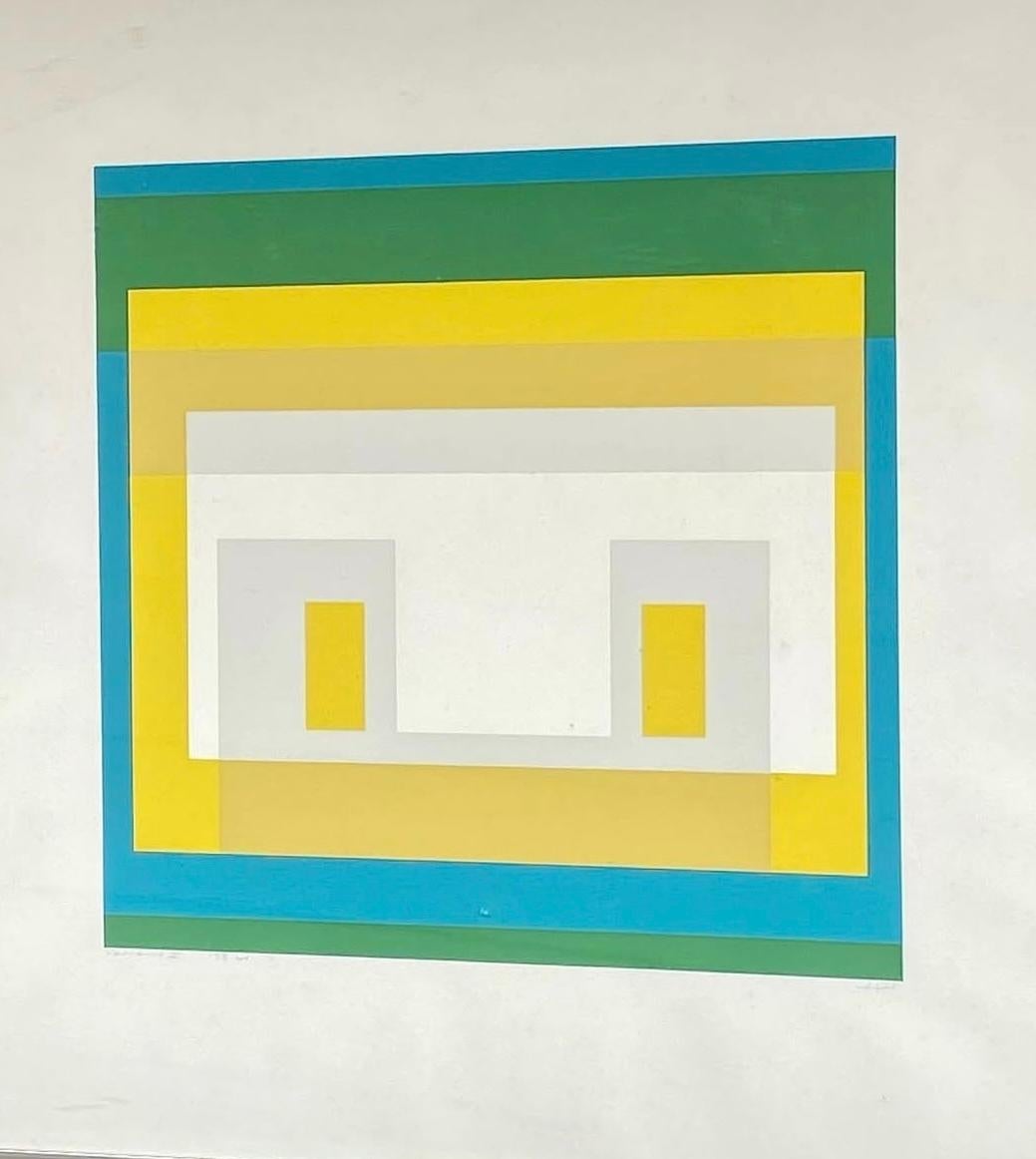 American Abstract Serigraph Entitled 