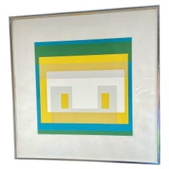 Abstract Serigraph Entitled "Variant II from Ten Variants" by Josef Albers