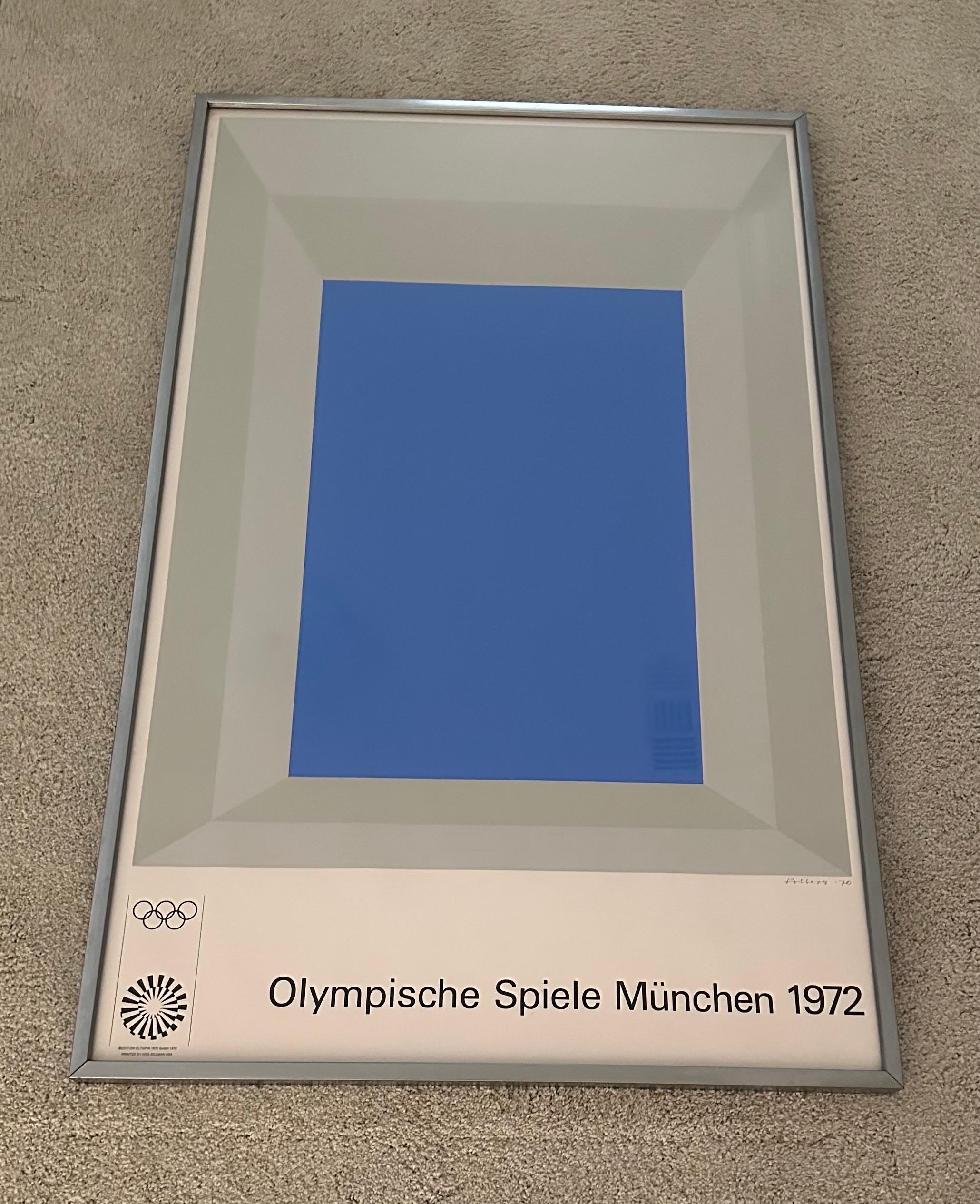 Abstraktes Serigraphie-Poster mit dem Titel „1972 Münchener Olympische Spiele“ von Josef Albers im Angebot 4