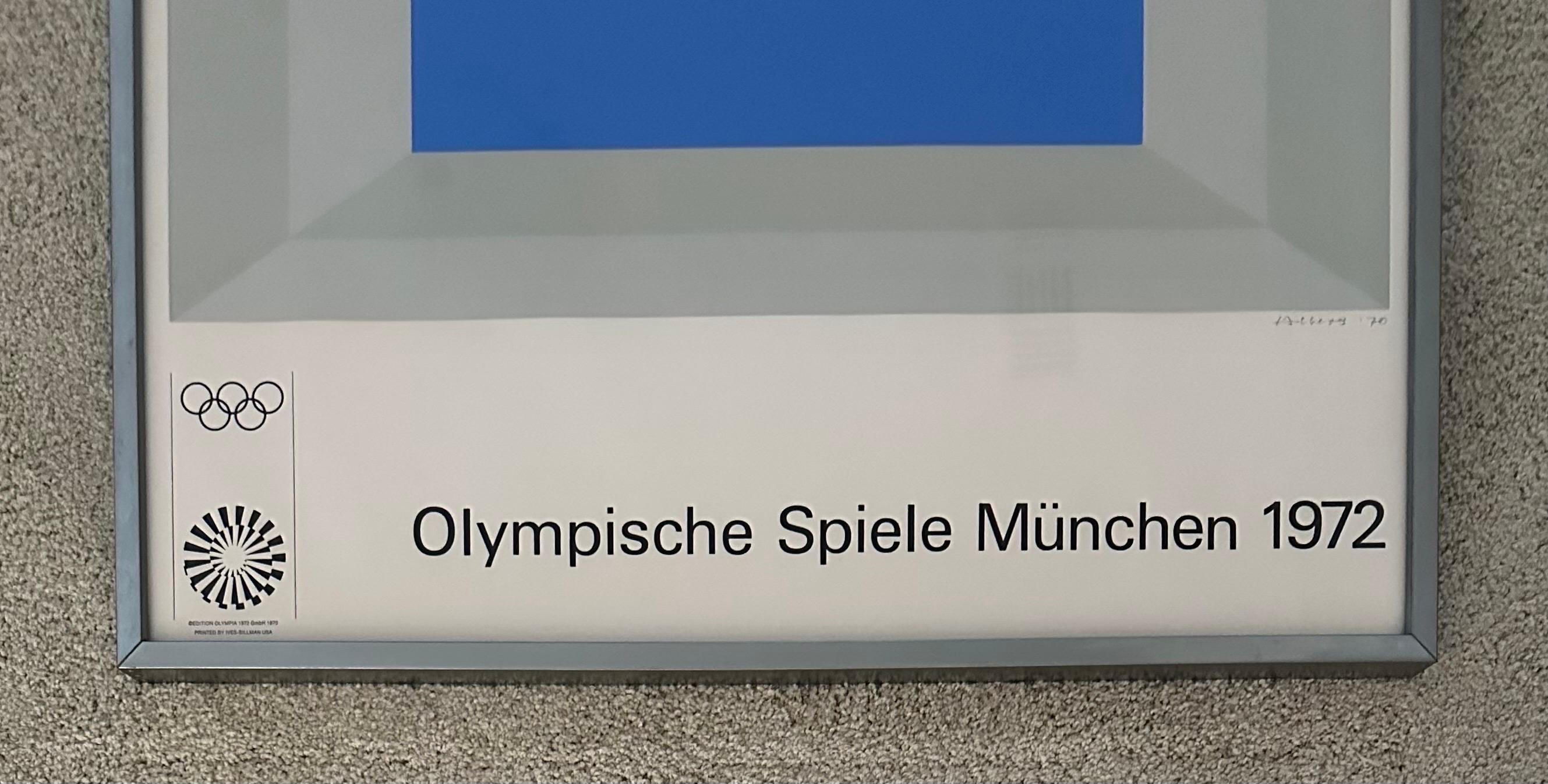 Abstraktes Serigraphie-Poster mit dem Titel „1972 Münchener Olympische Spiele“ von Josef Albers im Angebot 10