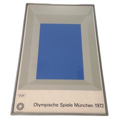 Poster serigrafico astratto intitolato "Olimpiadi di Monaco 1972" di Josef Albers
