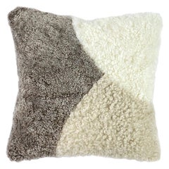 Coussin en bouclette - Pierre abstraite 50,8 x 50,8 cm