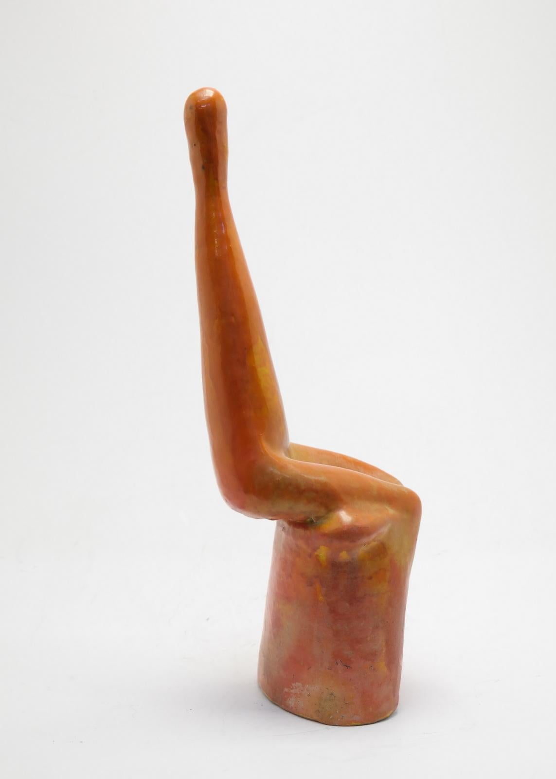 Abstract Sitting Nude Ceramic Sculpture, Unknown, 1960s 1