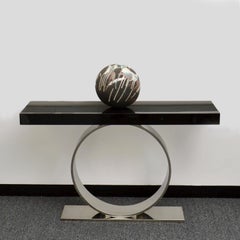 Abstract Spherical Ceramic Sculpture