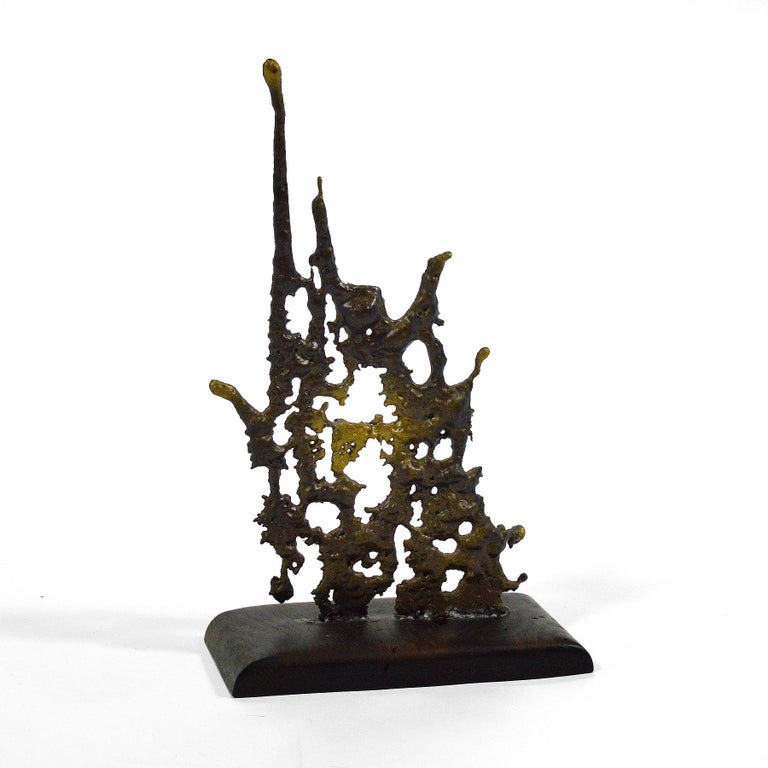 Abstract Spill-Cast Sculpture In Good Condition For Sale In Highland, IN