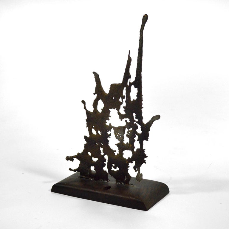 Mid-20th Century Abstract Spill-Cast Sculpture For Sale