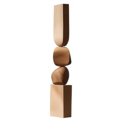 Art abstrait sur pied en Wood par Joel Escalona Still Stand No140