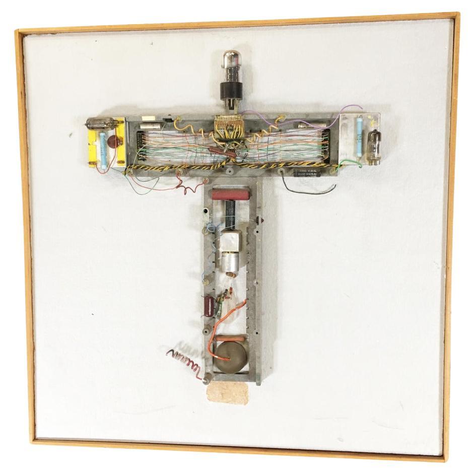 Abstract "Stations of The Cross" Untitled 3 Vacuum Tube Sculpture by Pasqual For Sale