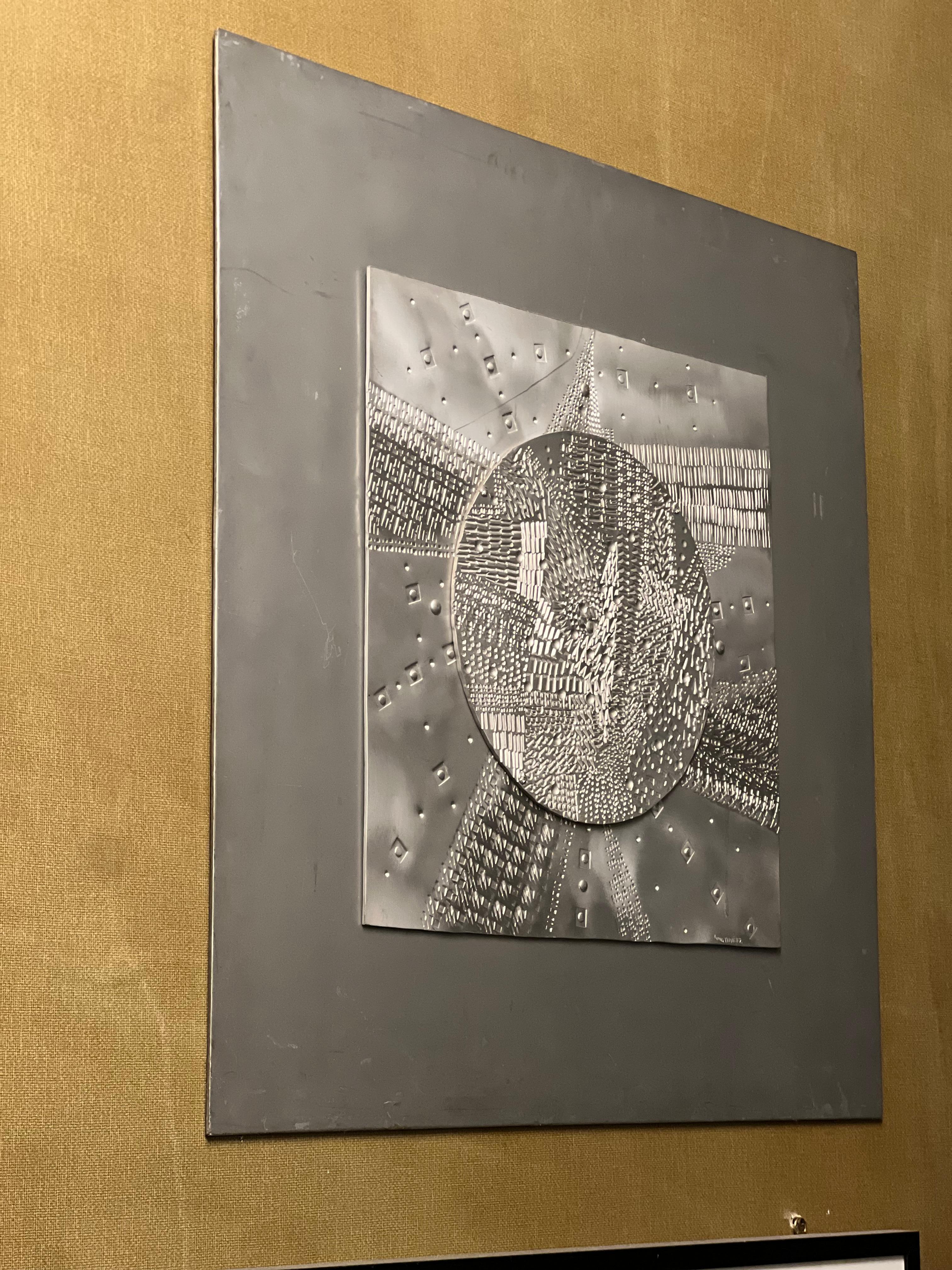 Abstract aluminum  Sculpture artwork  by Lino Tiné For Sale 3