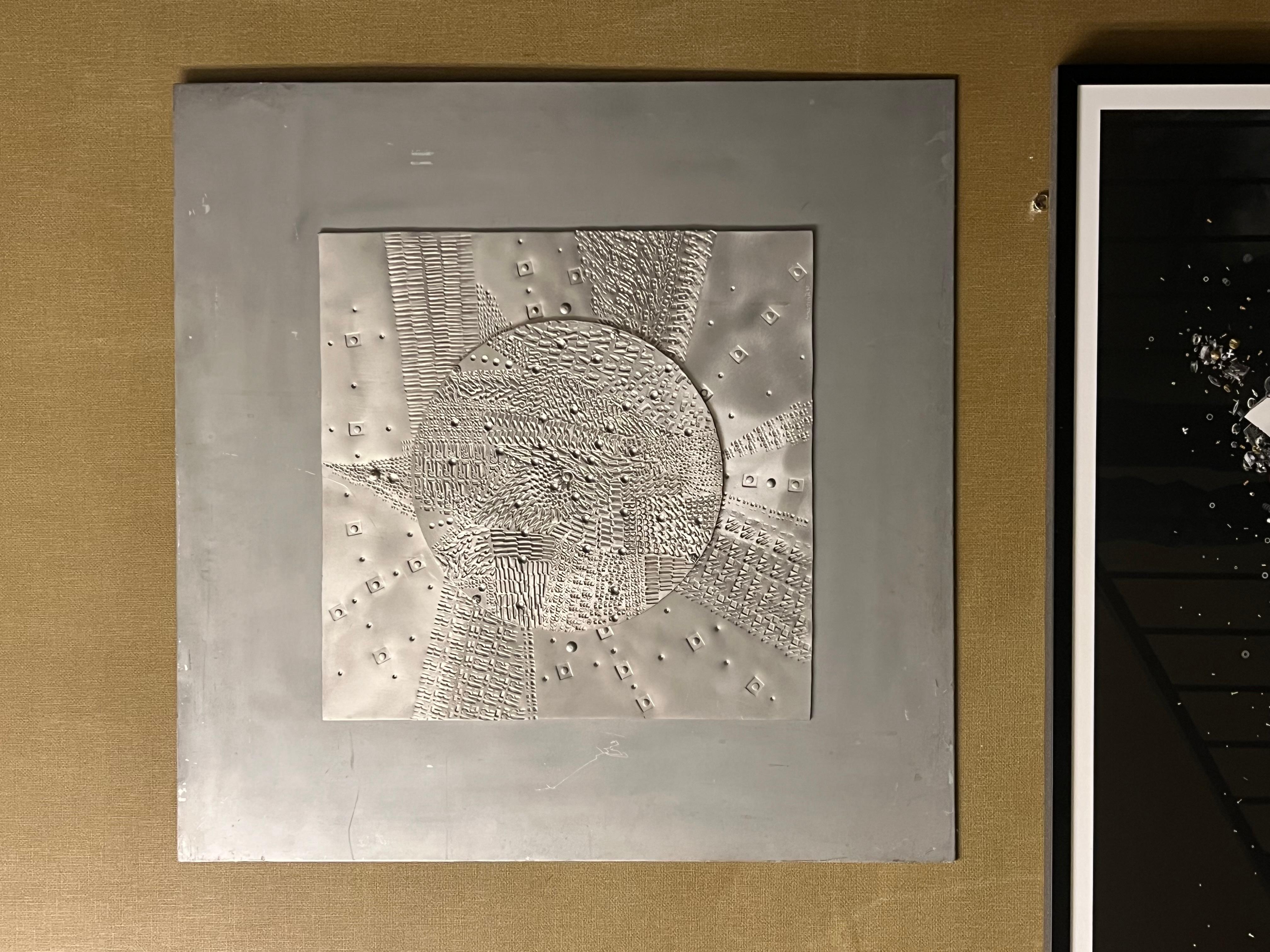 Abstract aluminum  Sculpture artwork  by Lino Tiné For Sale 5