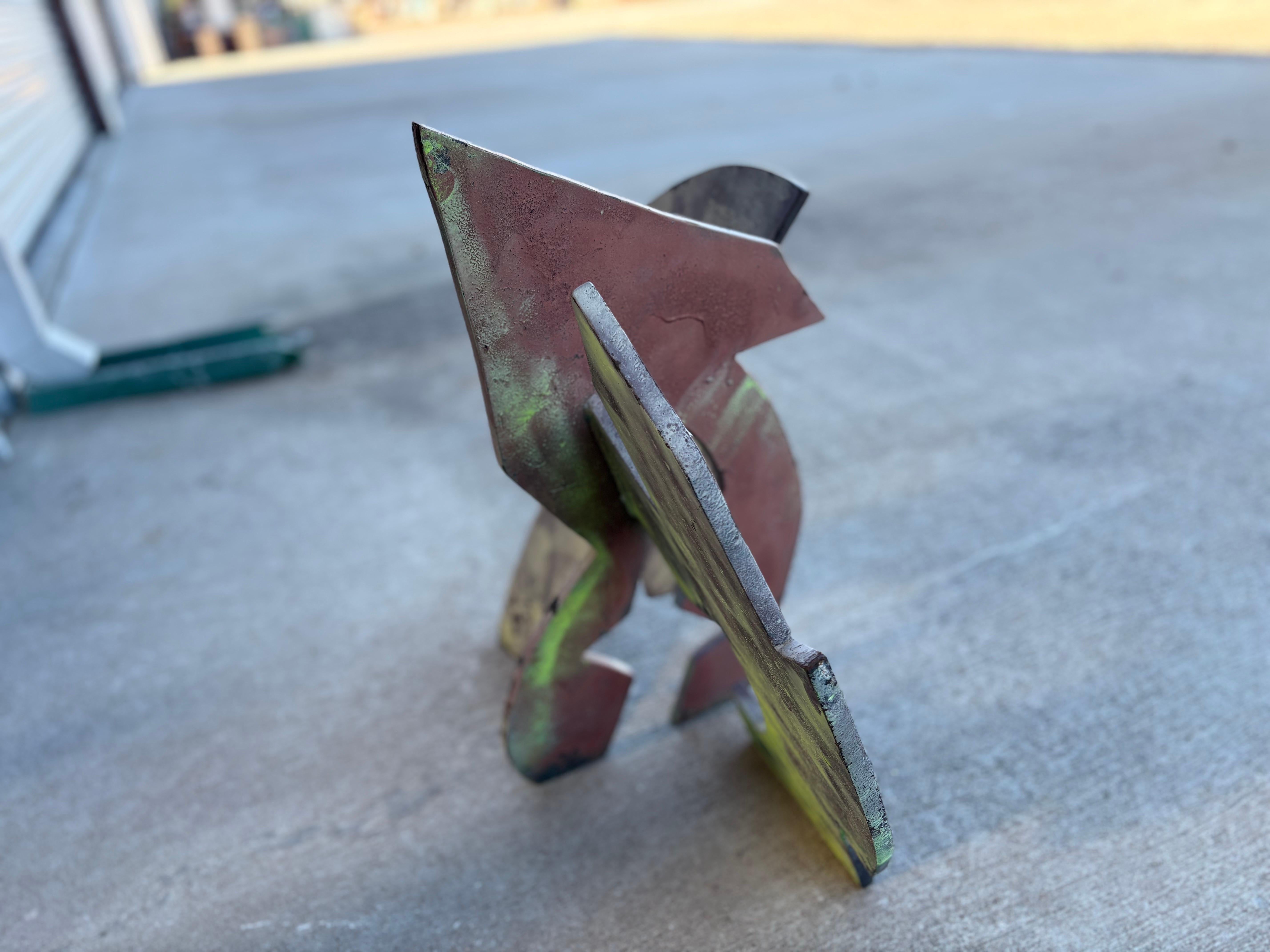 Scultura astratta in acciaio in vendita 4