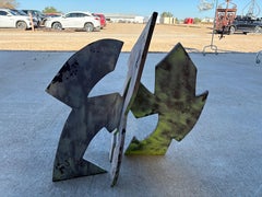 Modernist Abstract Steel Sculpture