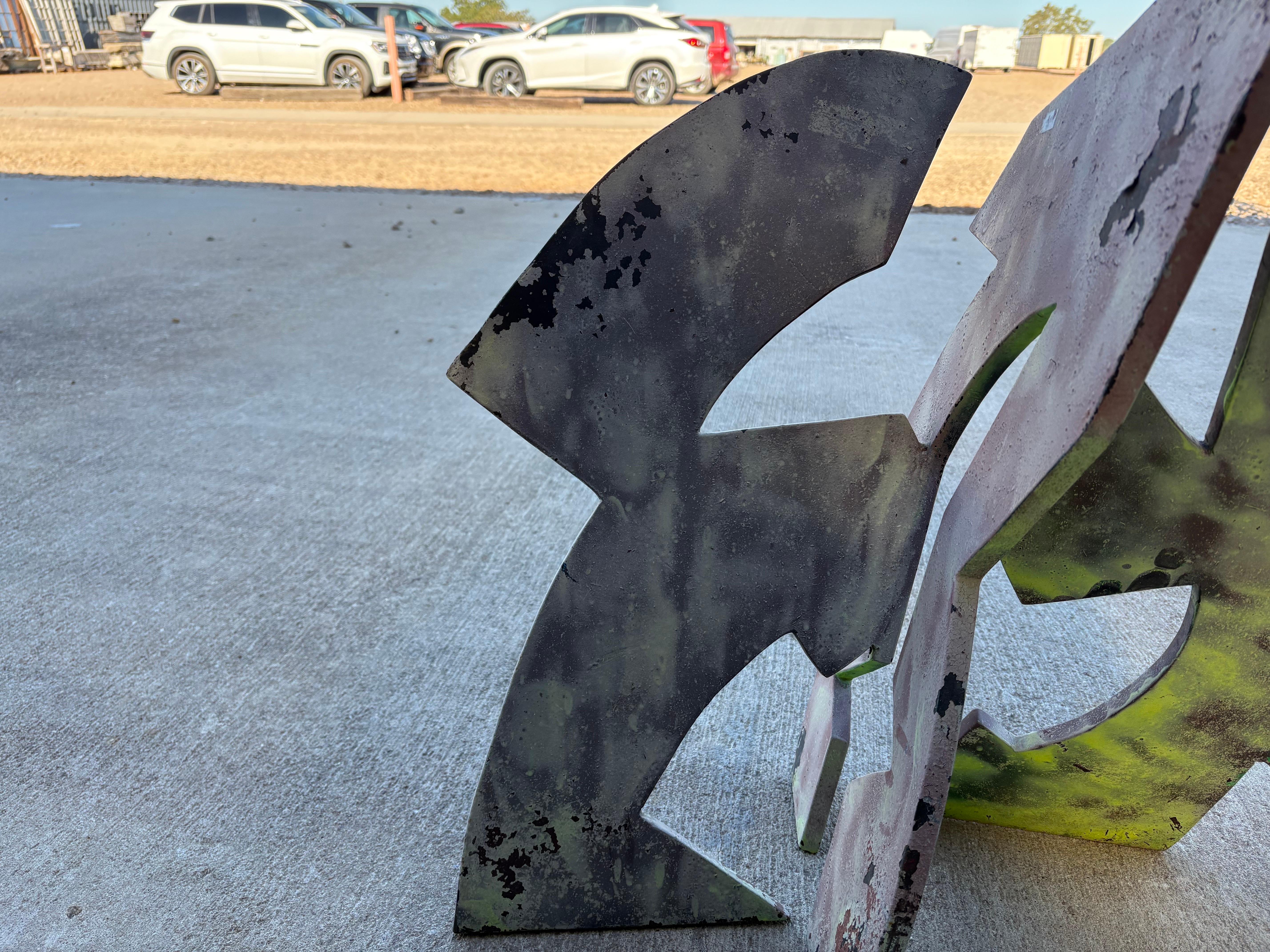 Scultura astratta in acciaio In condizioni buone in vendita a Houston, TX