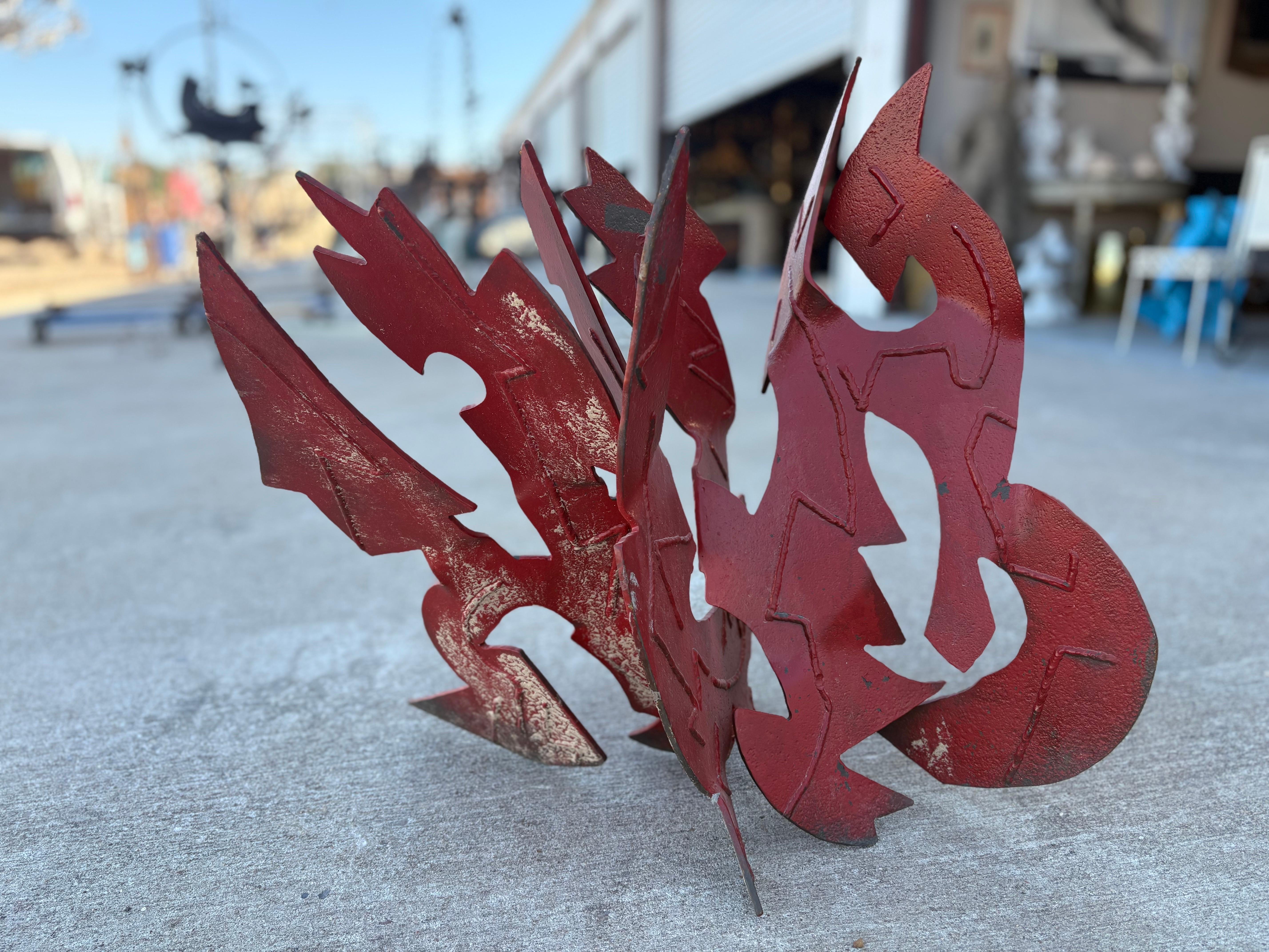 Scultura astratta in acciaio In condizioni buone in vendita a Houston, TX