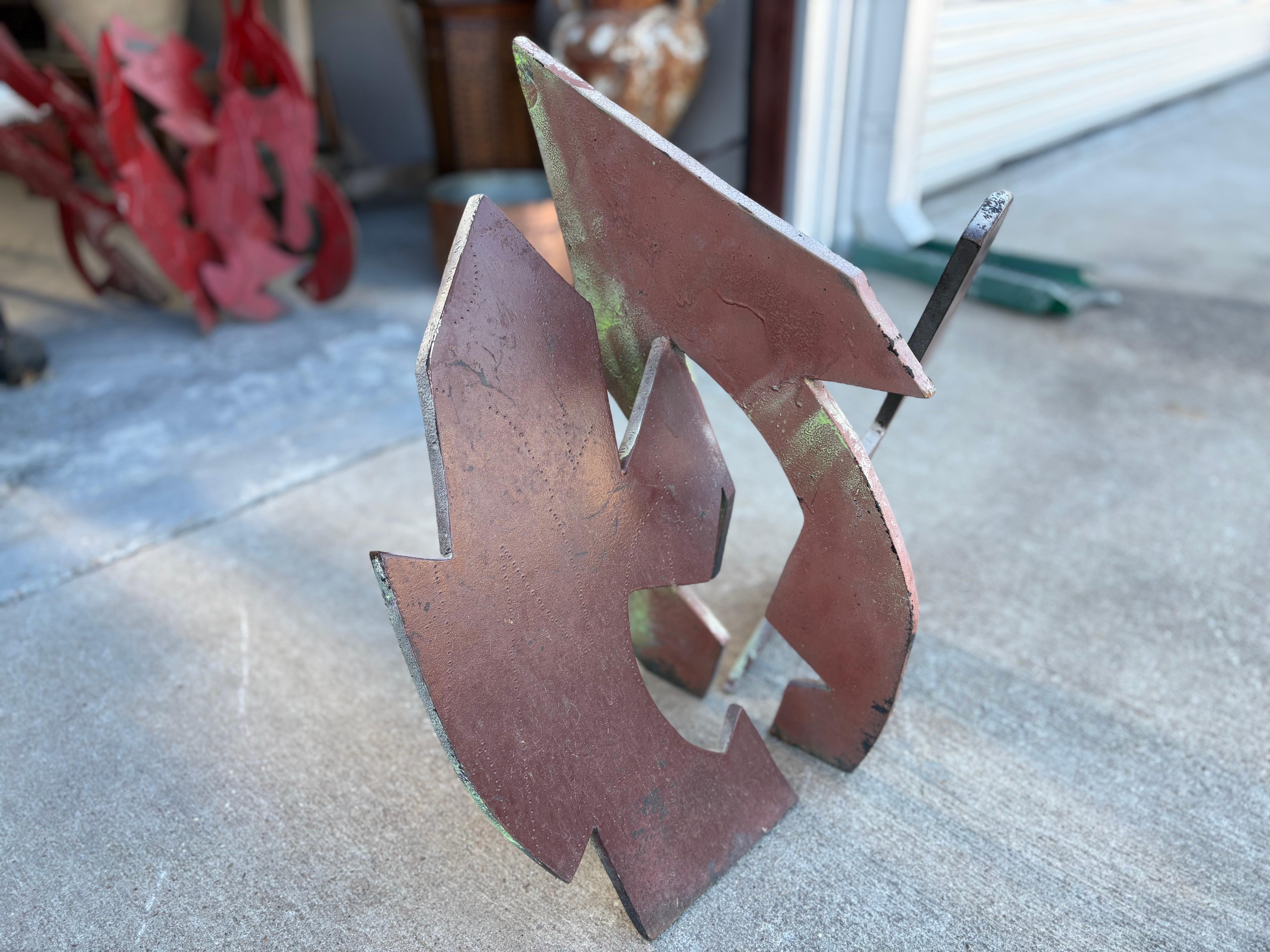 Scultura astratta in acciaio in vendita 2