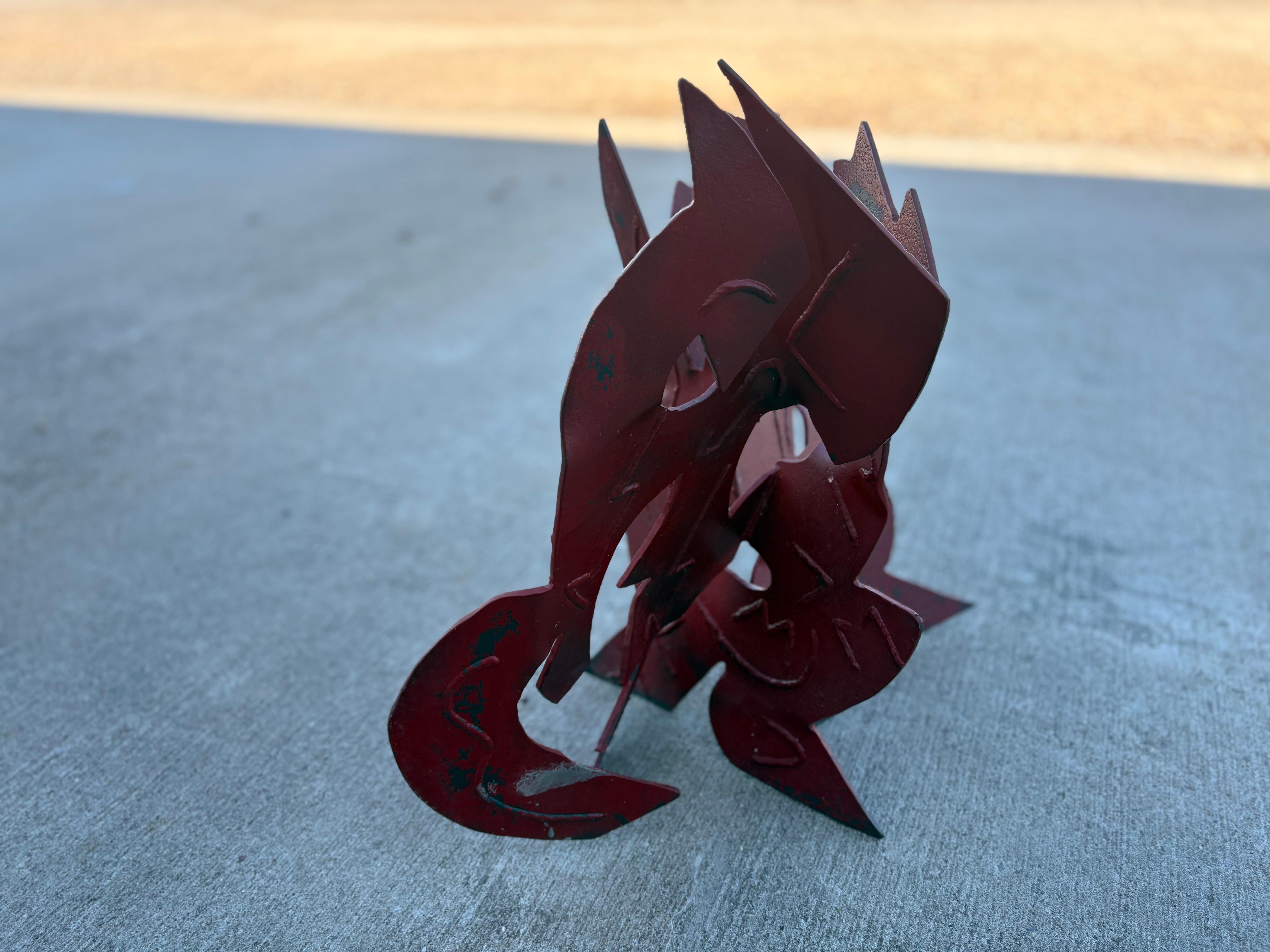 Scultura astratta in acciaio in vendita 2