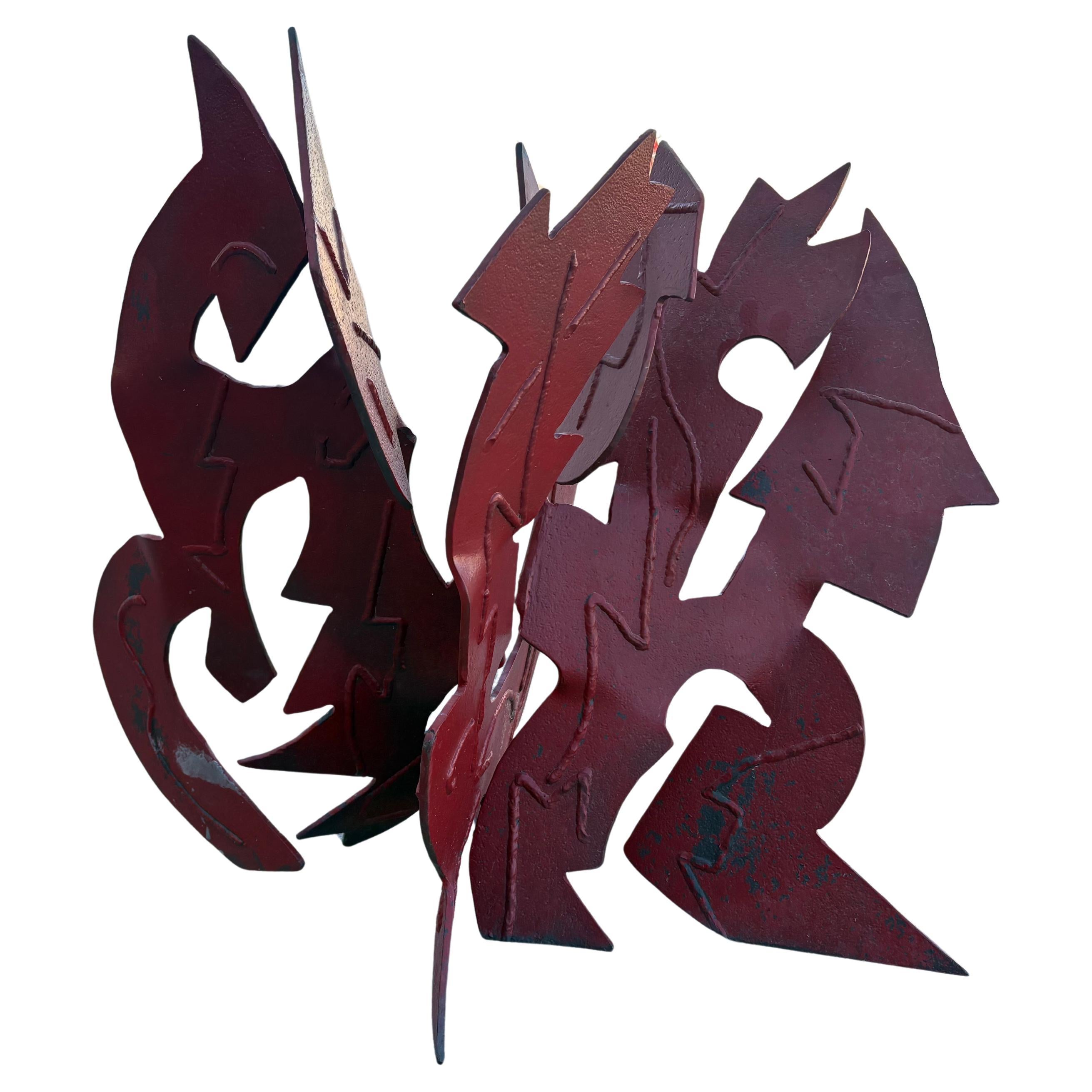 Abstract Steel Sculpture