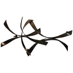 Abstract Steel Wall Sculpture