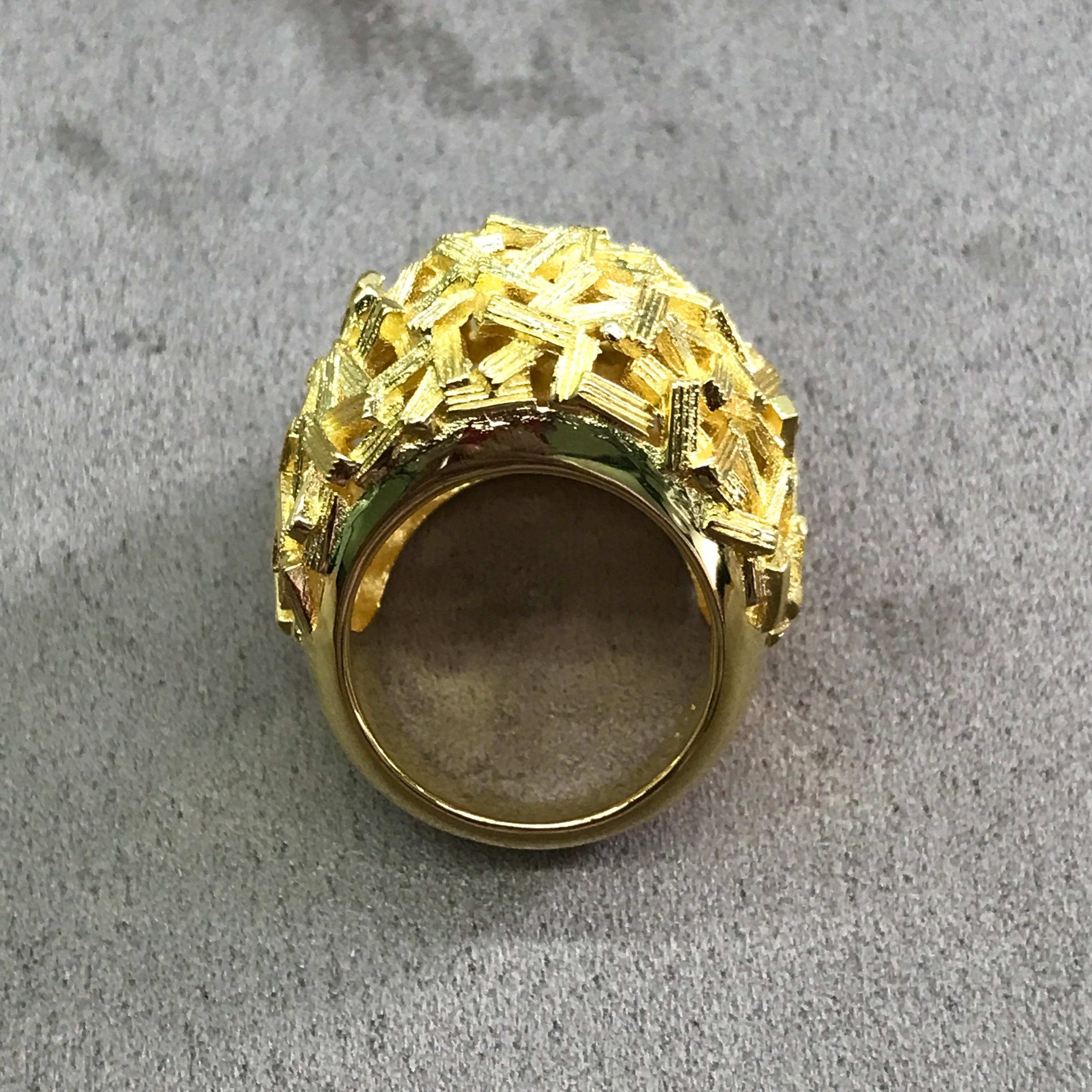 Abstract Stick Ring In New Condition For Sale In London, GB