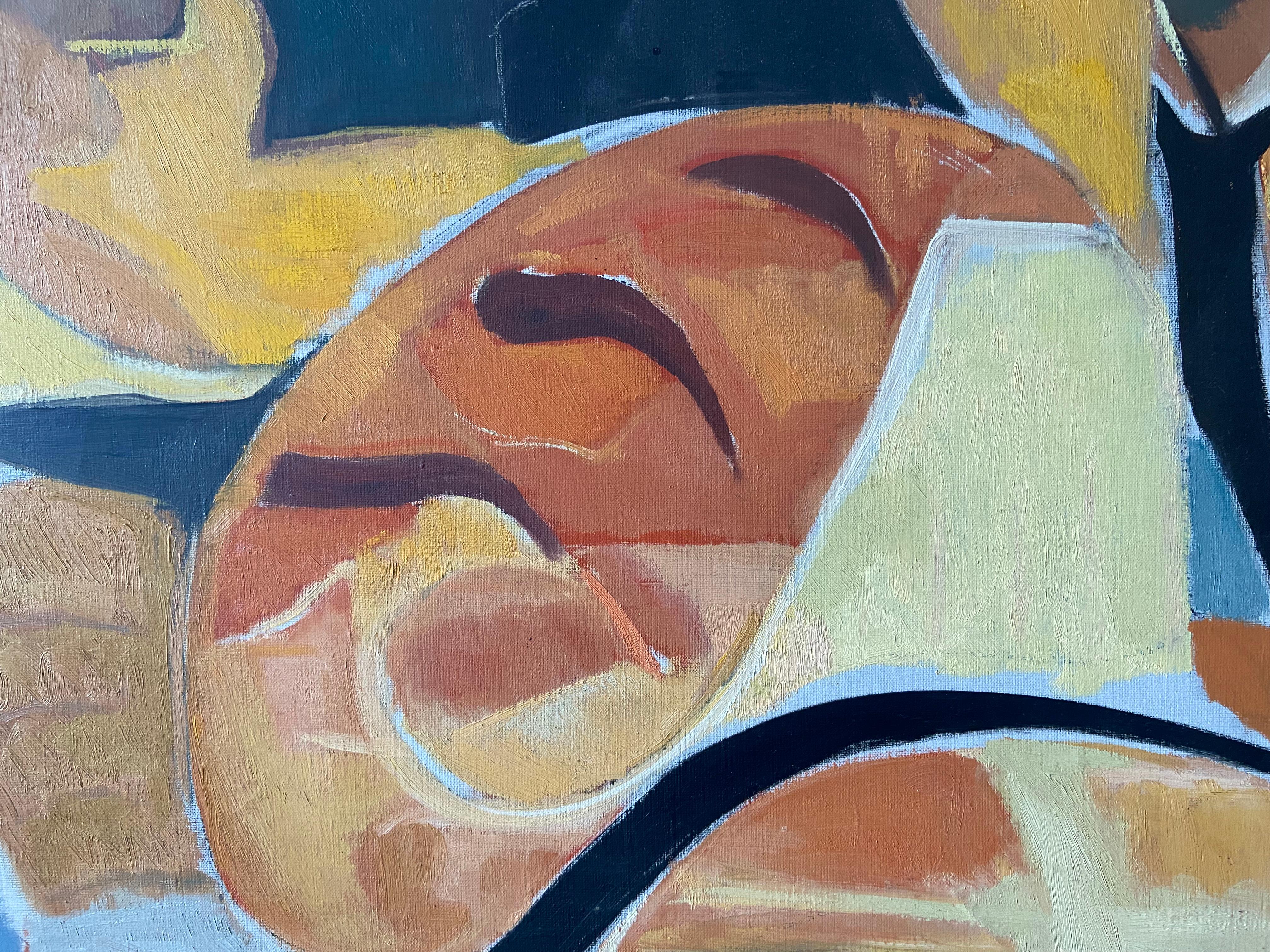Mid-20th Century Abstract still life by Toon Kelder (1950) For Sale