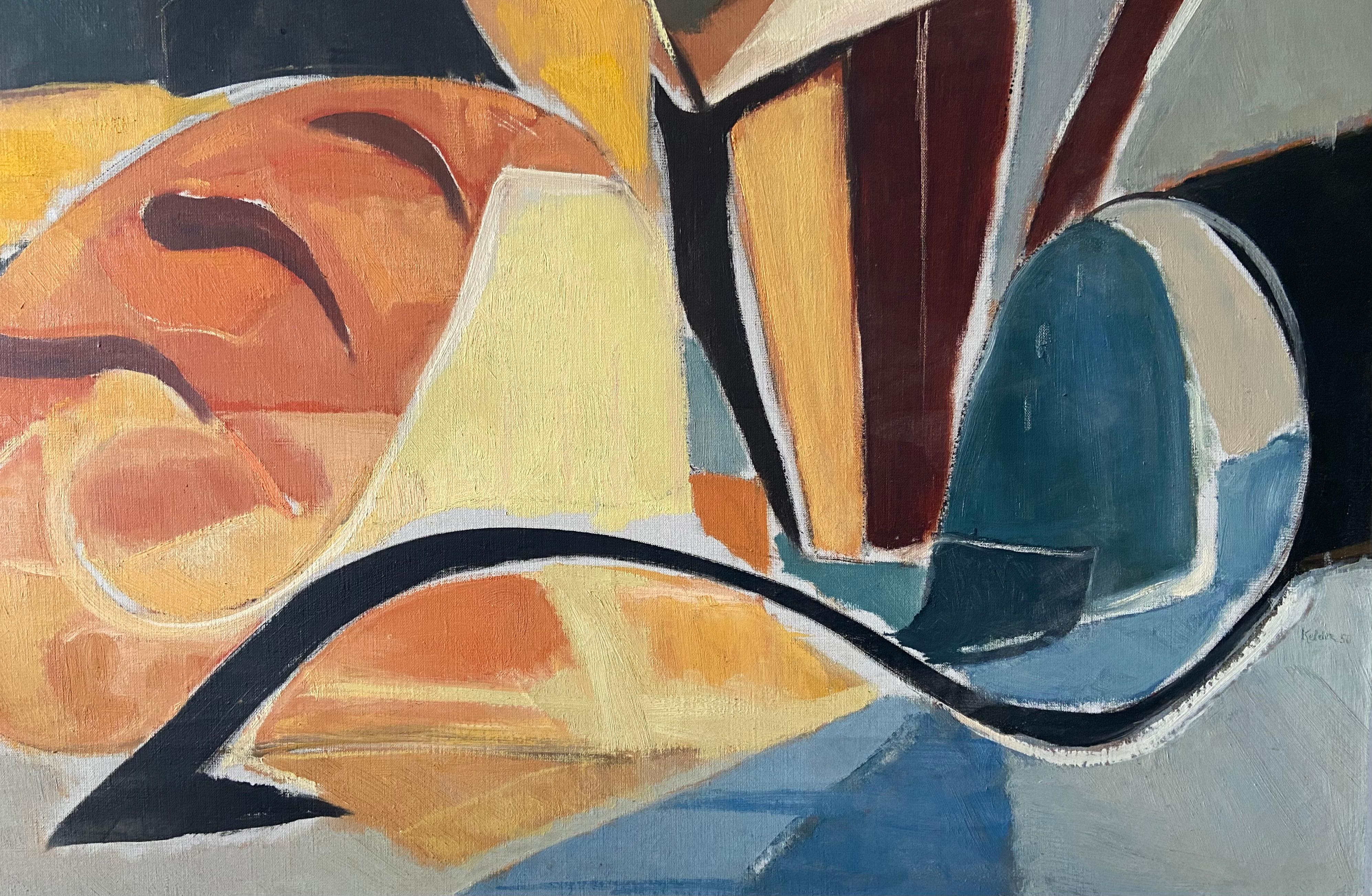 Abstract still life by Toon Kelder (1950) For Sale 1