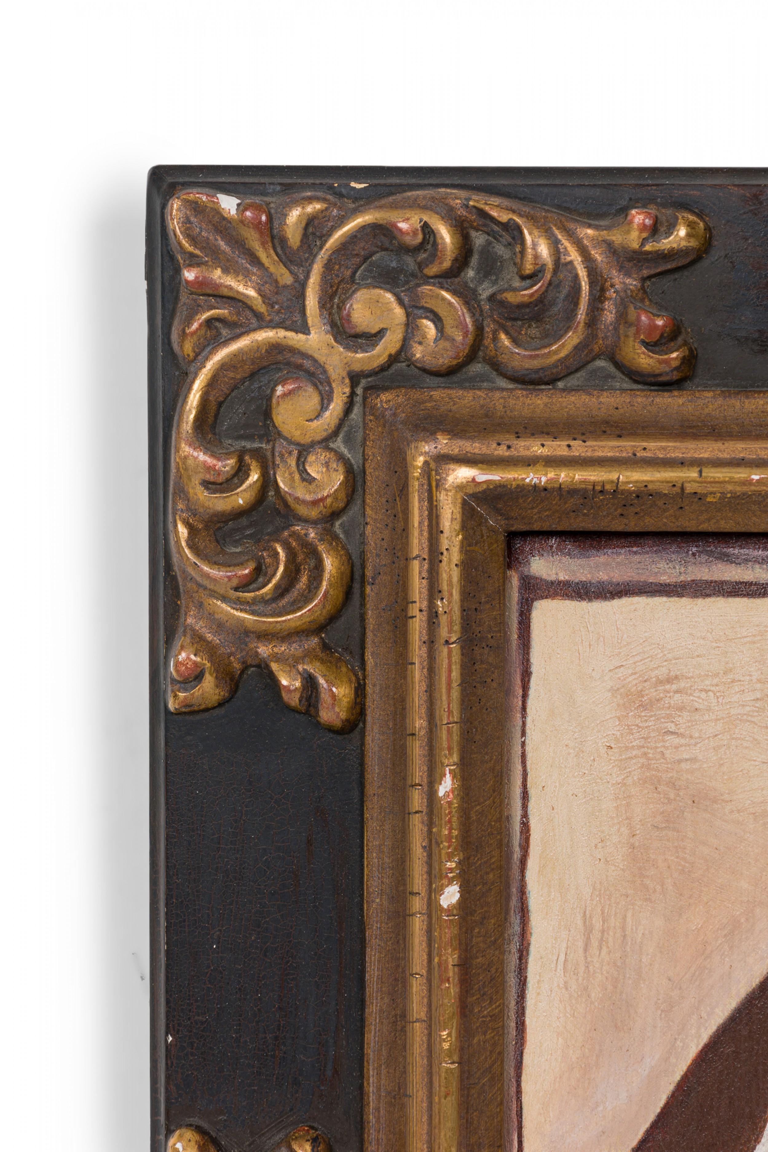 Mid-Century Modern Abstract Still Life With Grapes Painting For Sale