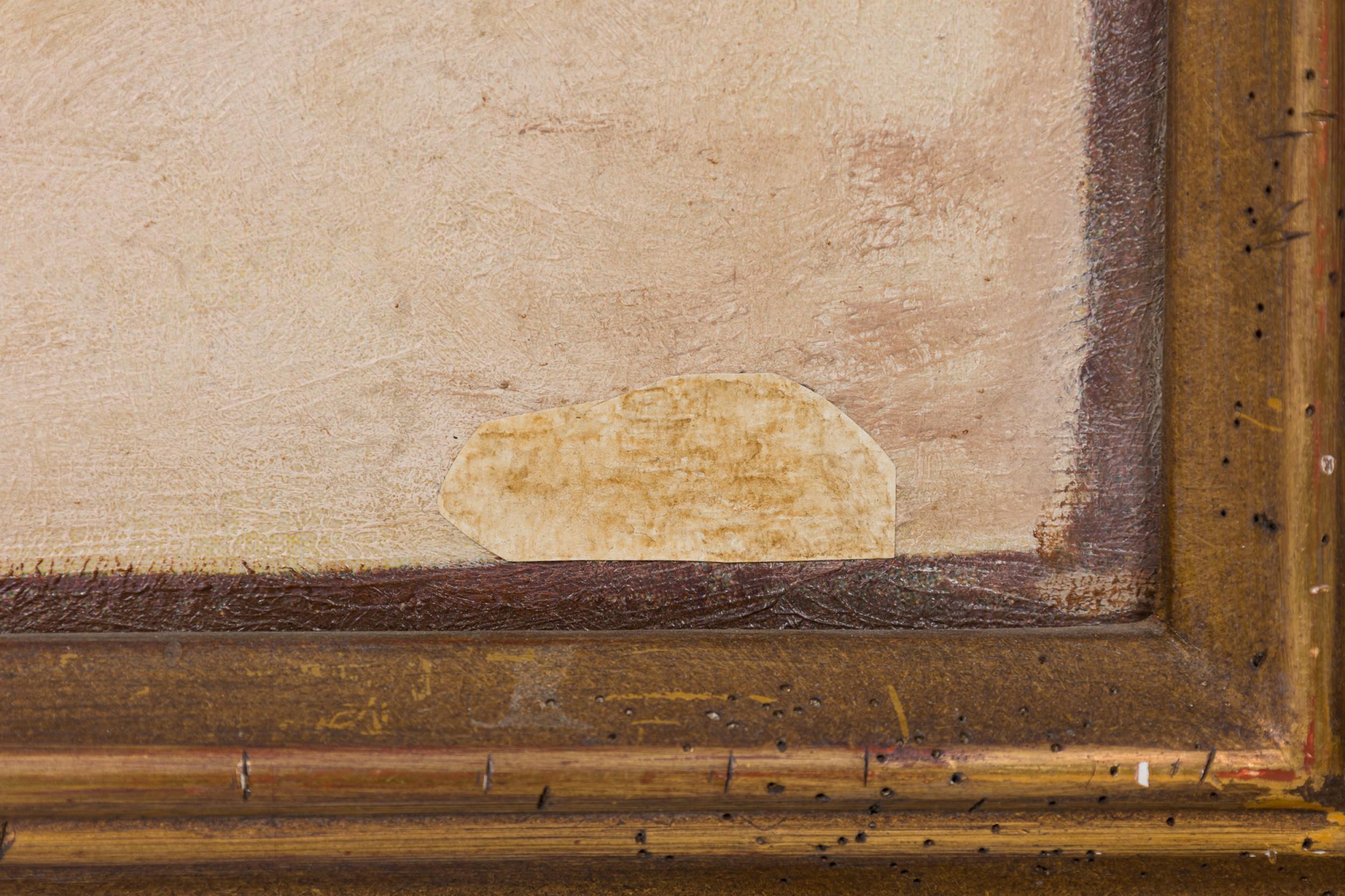 Abstract Still Life With Grapes Painting In Good Condition For Sale In Queens, NY