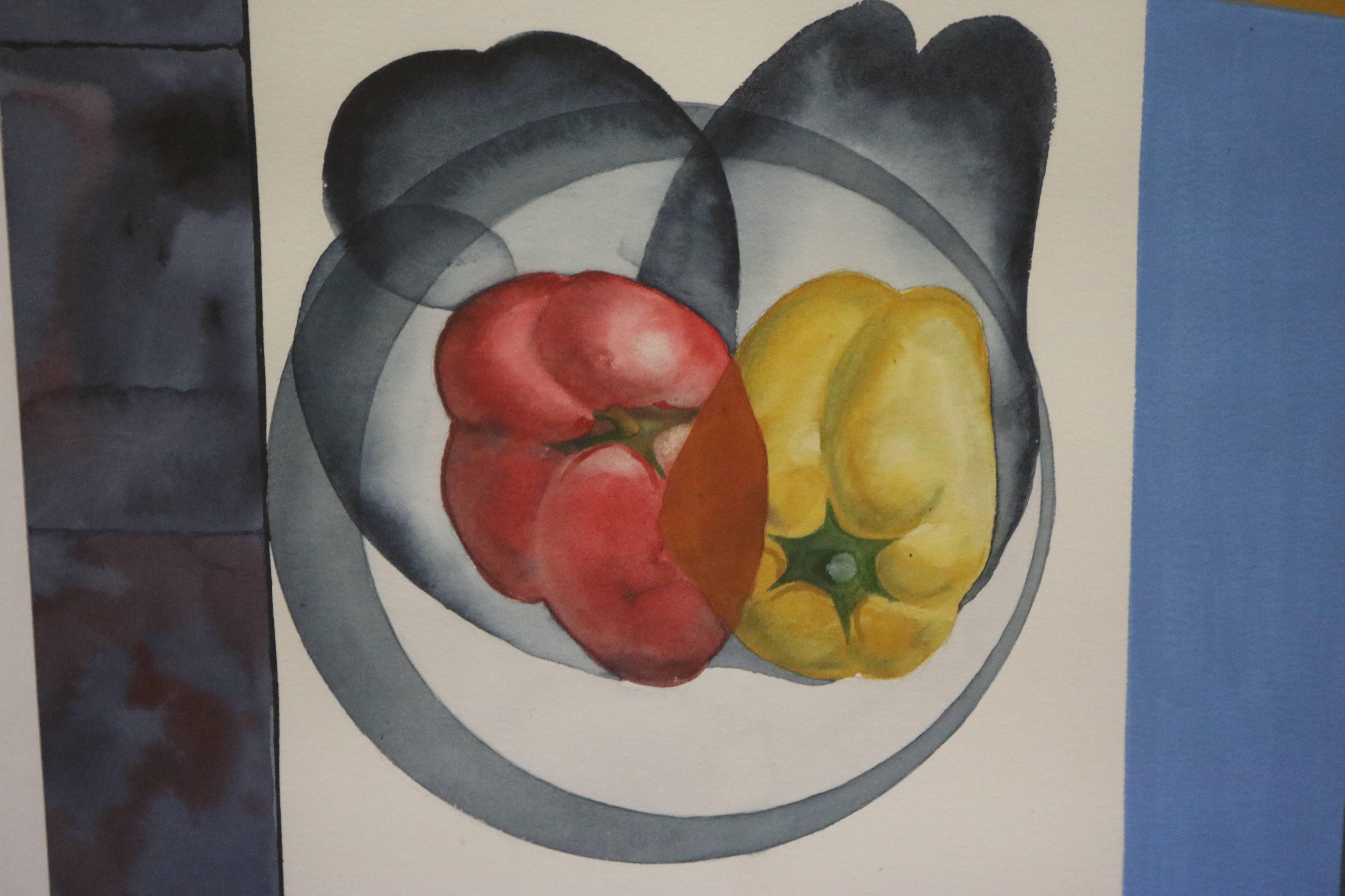 still life with peppers