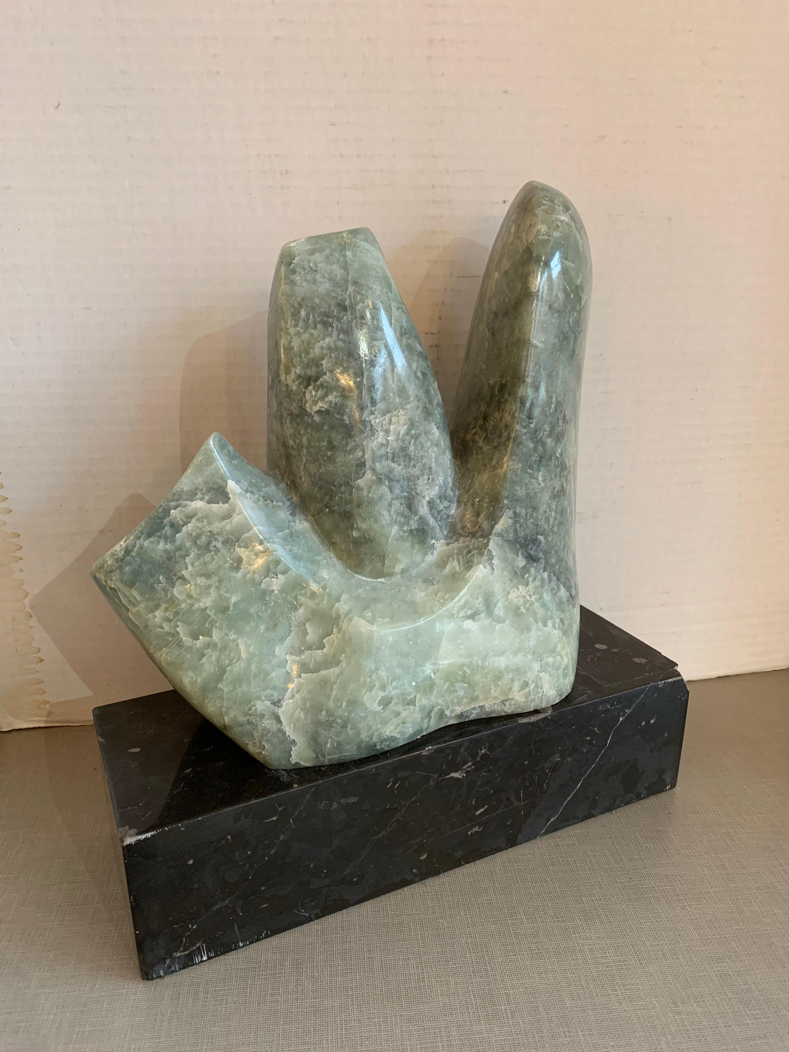 Abstract Stone and Marble Sculpture In Excellent Condition In Chicago, IL