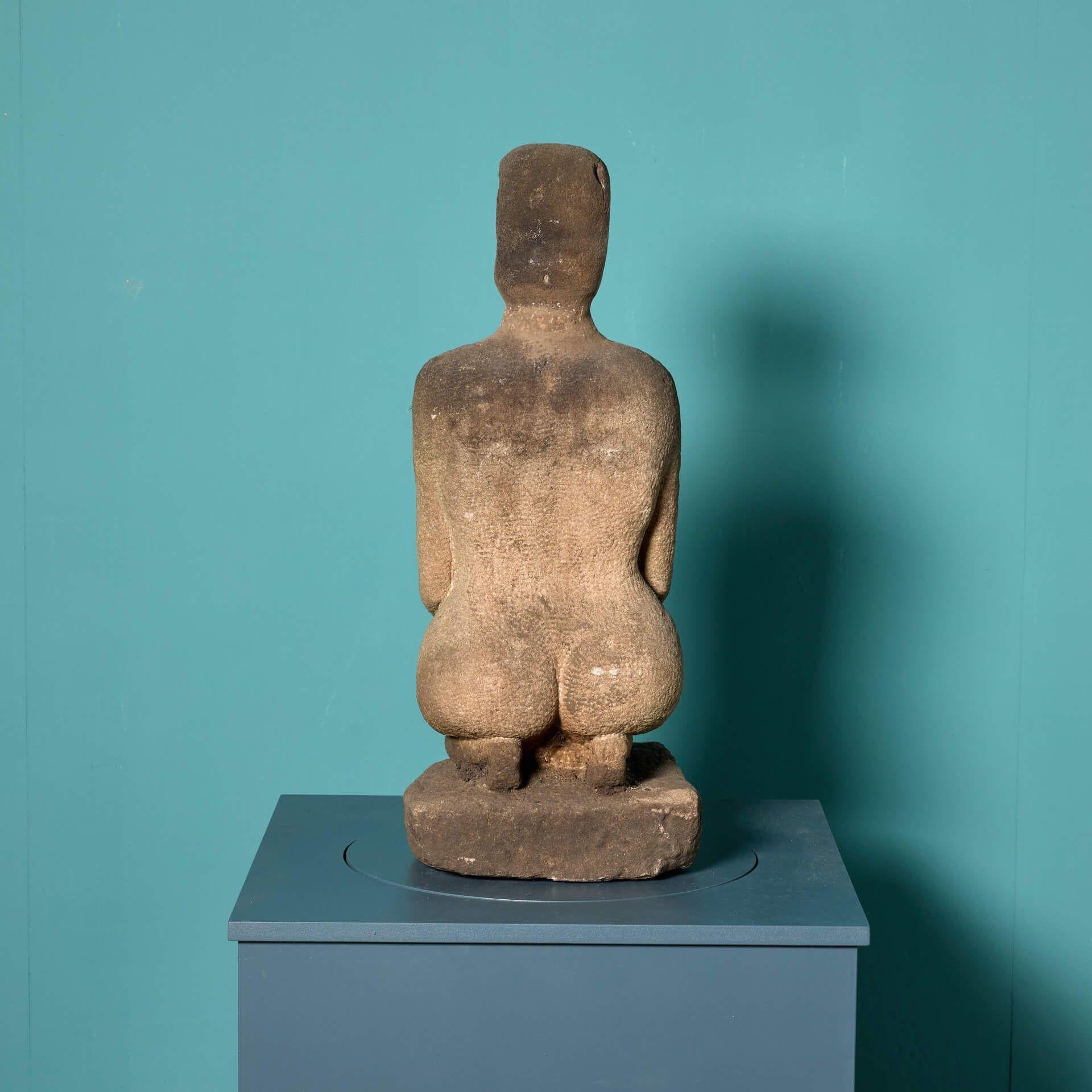 Abstract Stone Sculpture of a Female Form For Sale 2