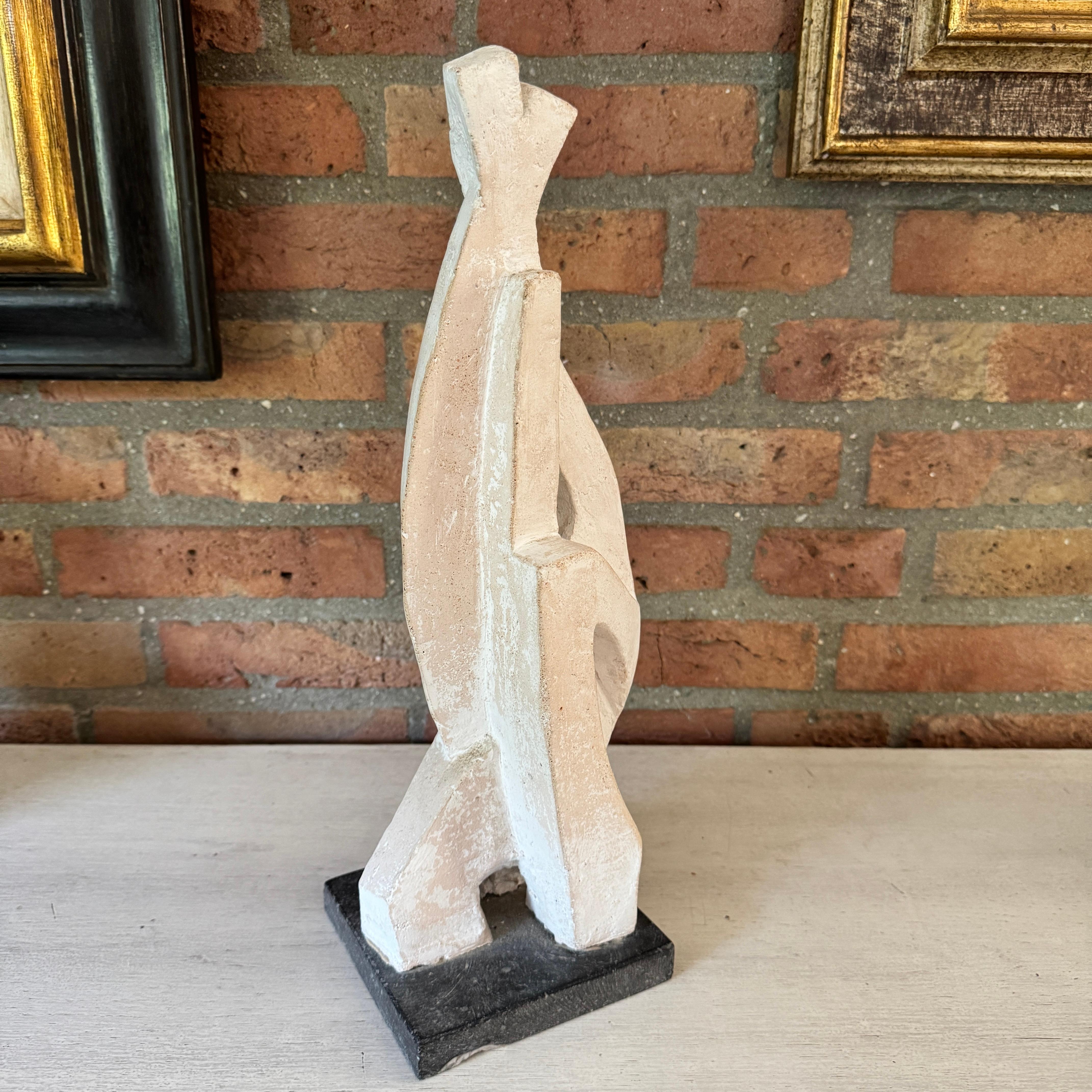 Mid-Century Modern Abstract stone statue en vente