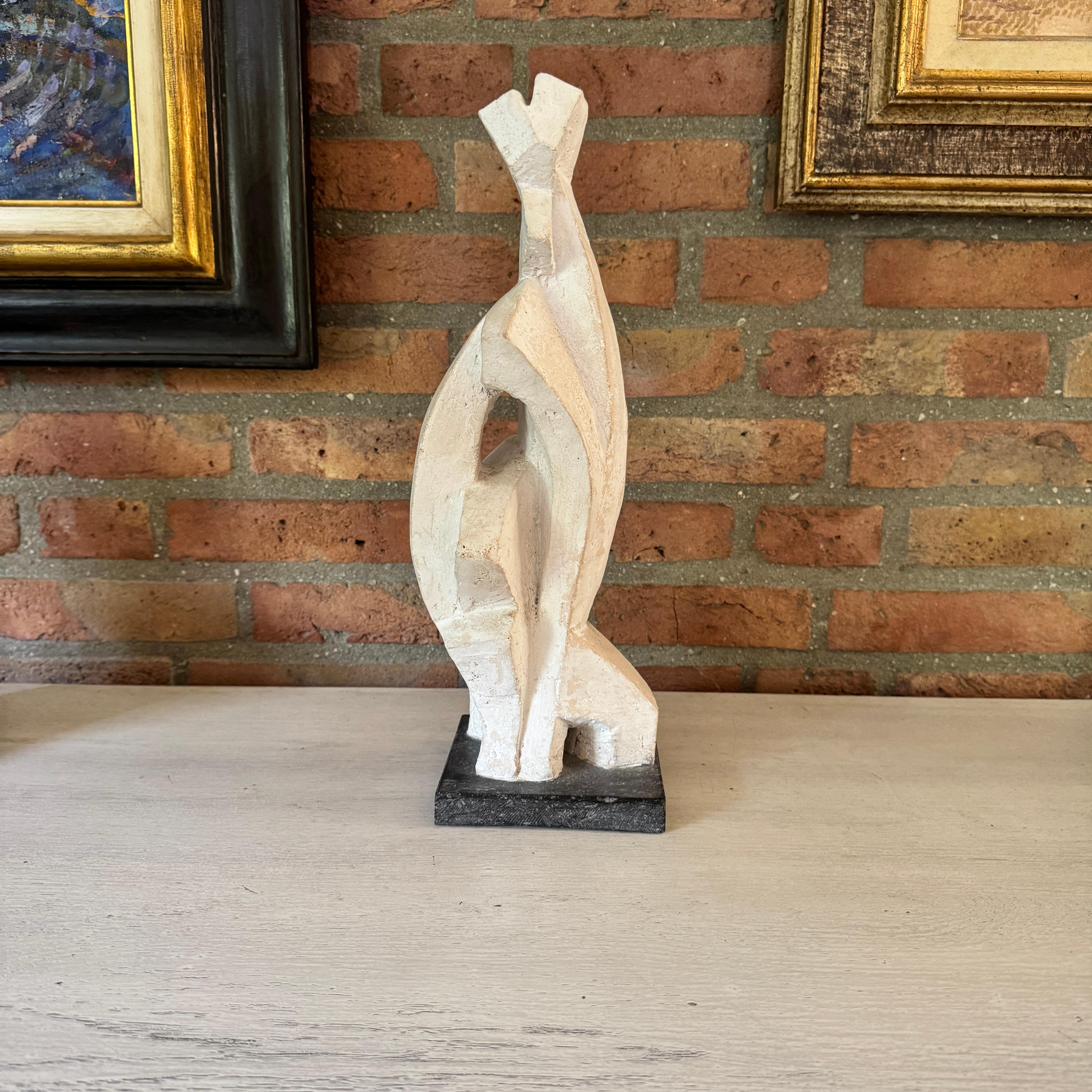 Pierre Abstract stone statue en vente