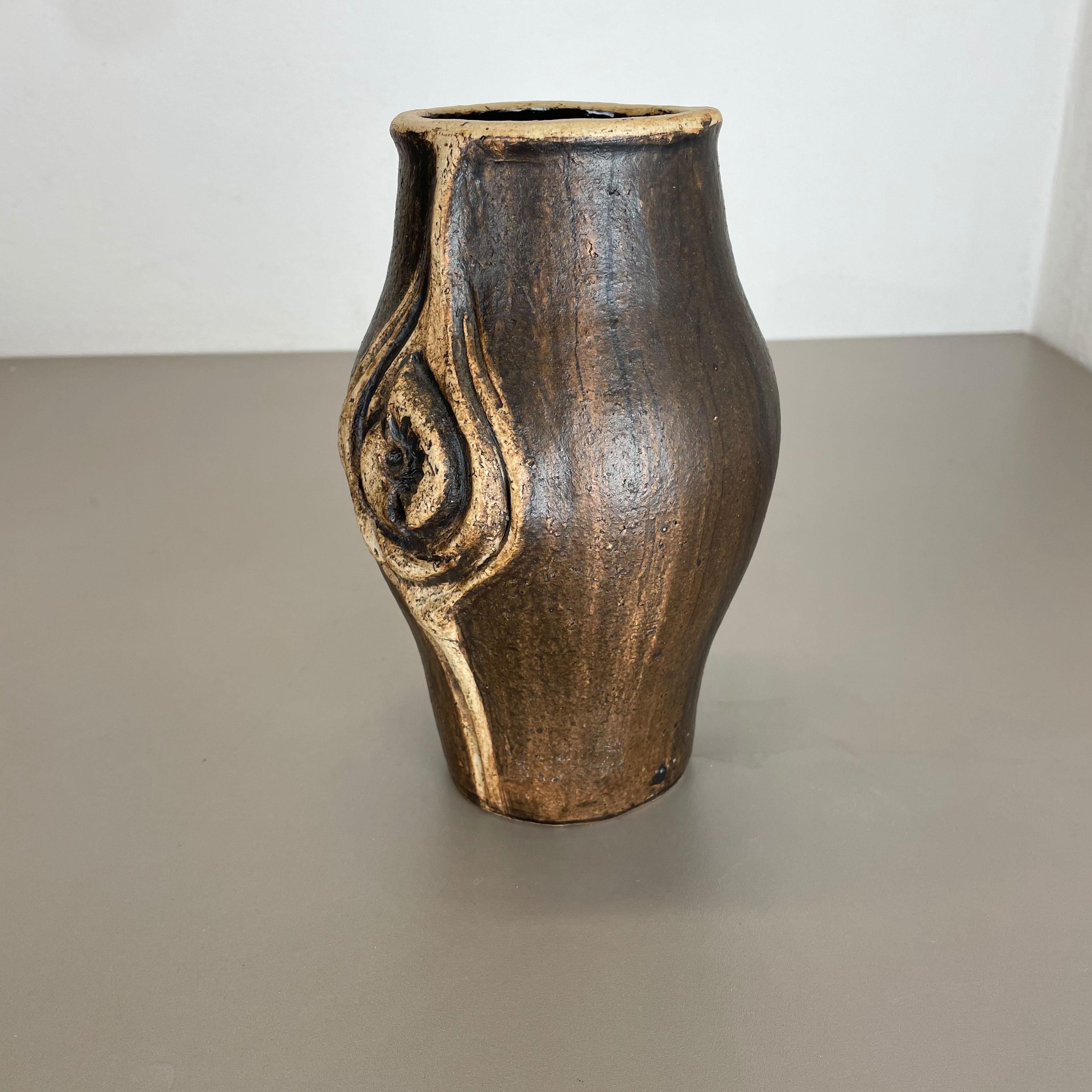 Abstract Studio Pottery Vase 