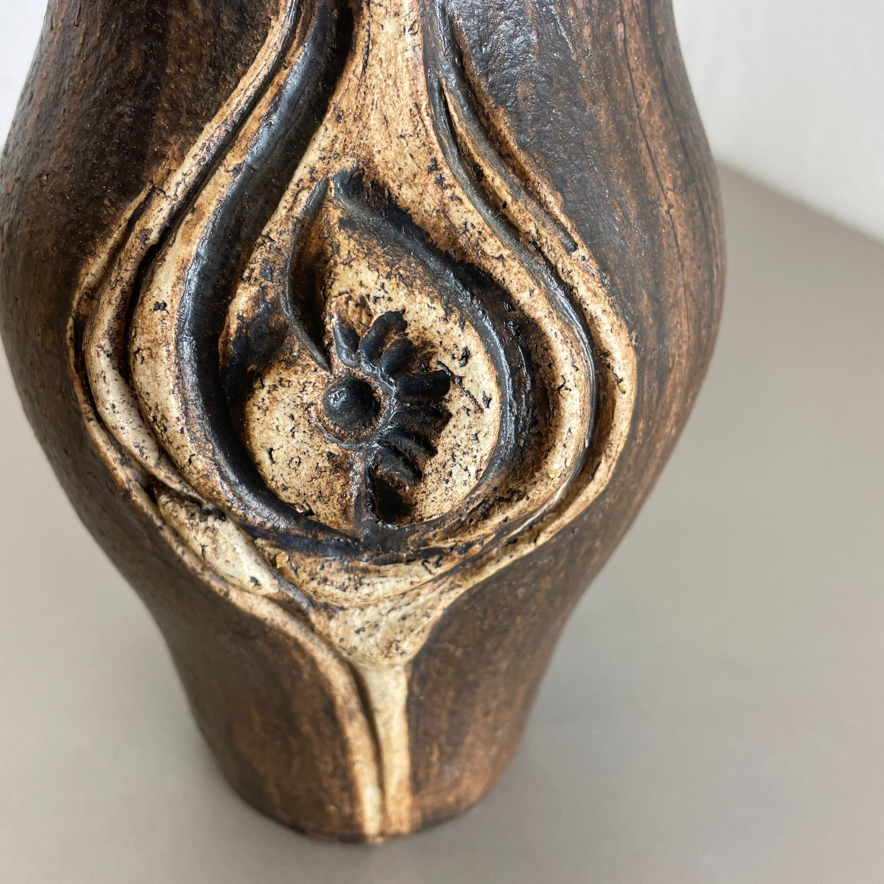 Abstract Studio Pottery Vase 