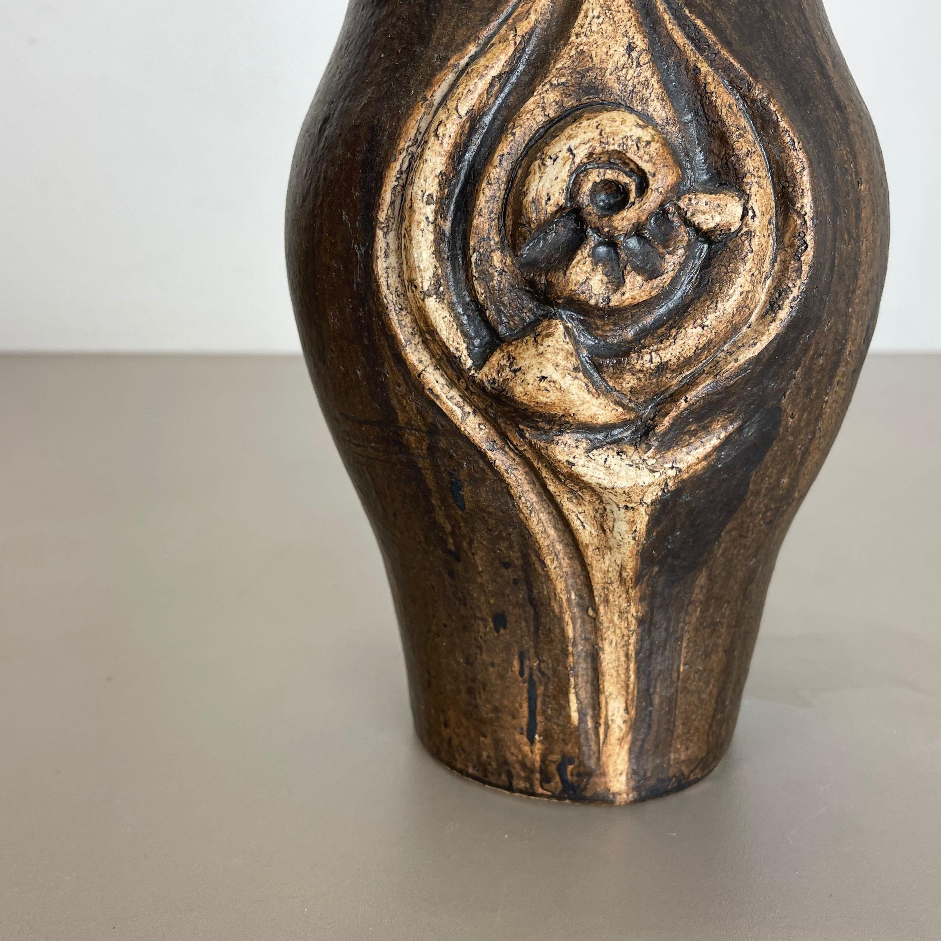 20th Century Abstract Studio Pottery Vase 