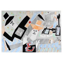 Figuras abstractas de tango de Benicio Núñez Pintura