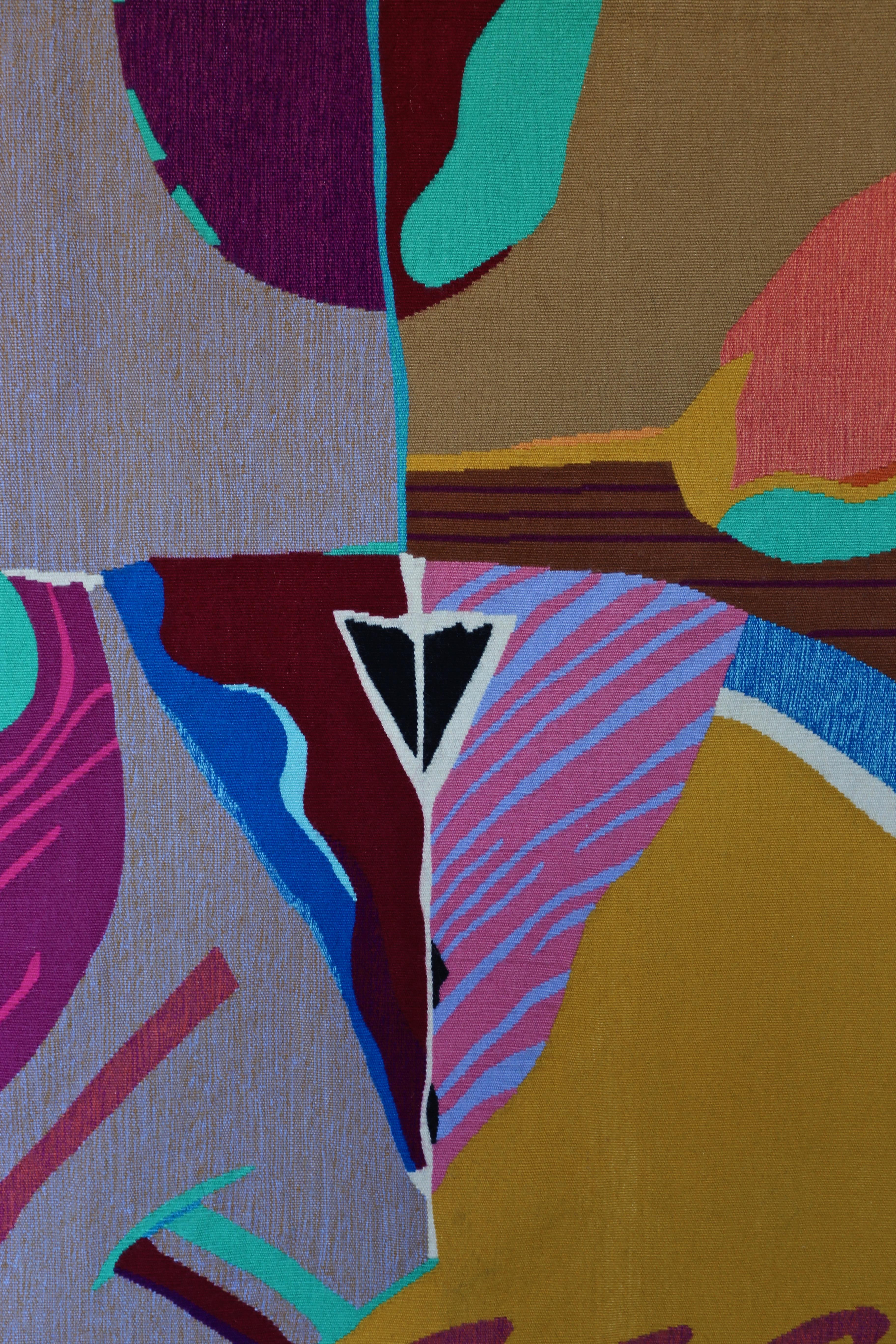 Modern Abstract Tapestry by Steve Zoller